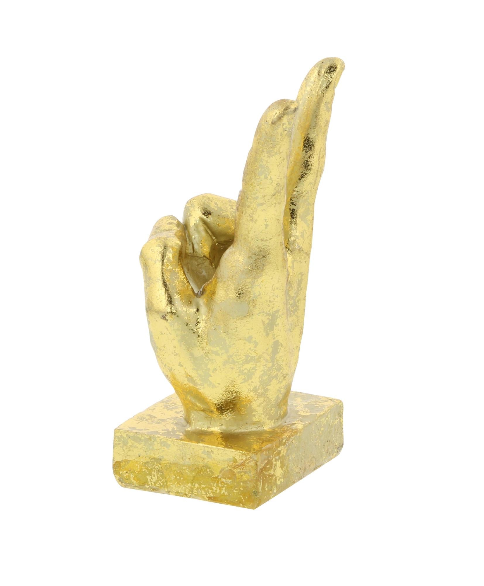 CosmoLiving by Cosmopolitan Set of 3 Hands Polystone Decorative Sculpture