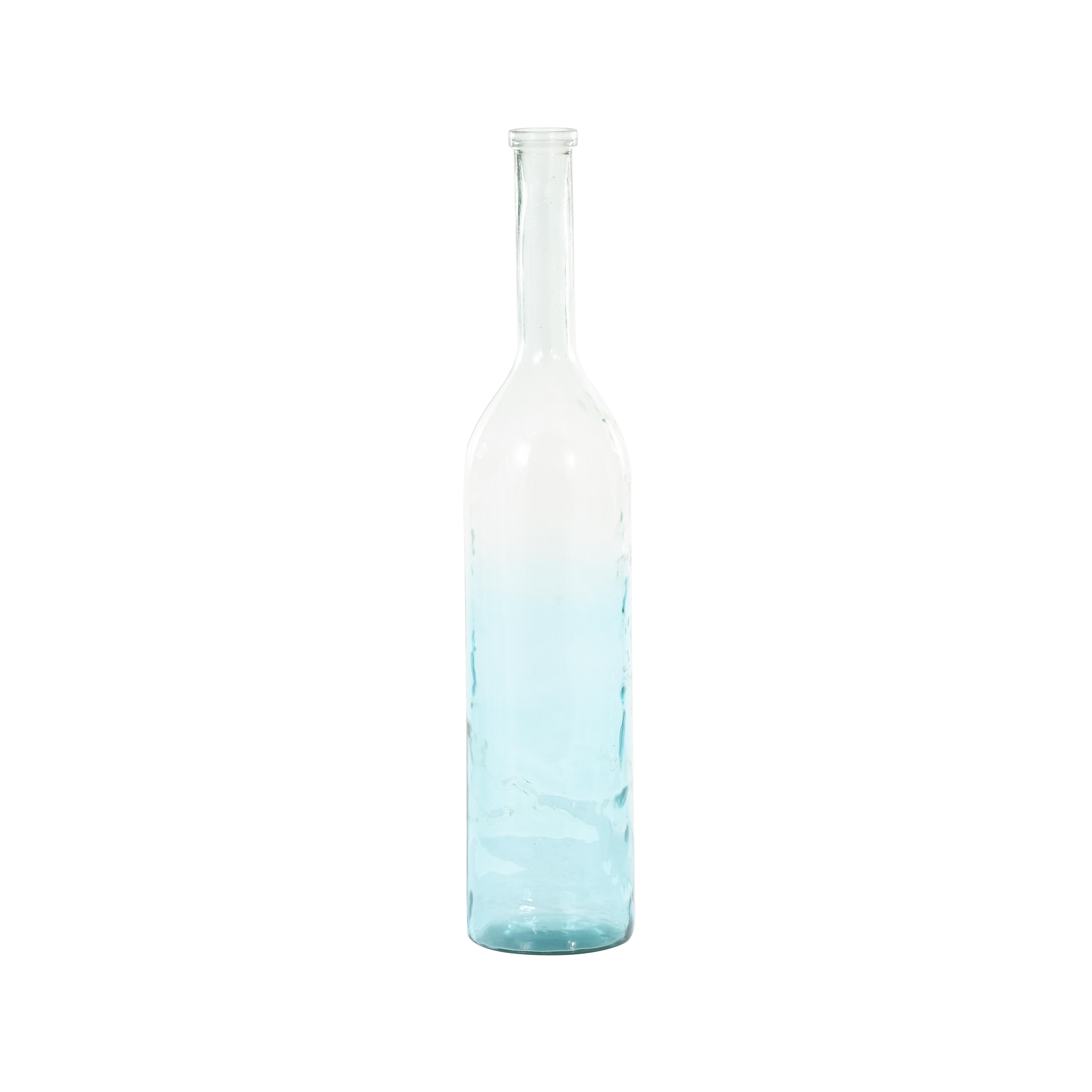 Recycled Glass Handmade Spanish Decorative Vase 8" x 8" x 40"