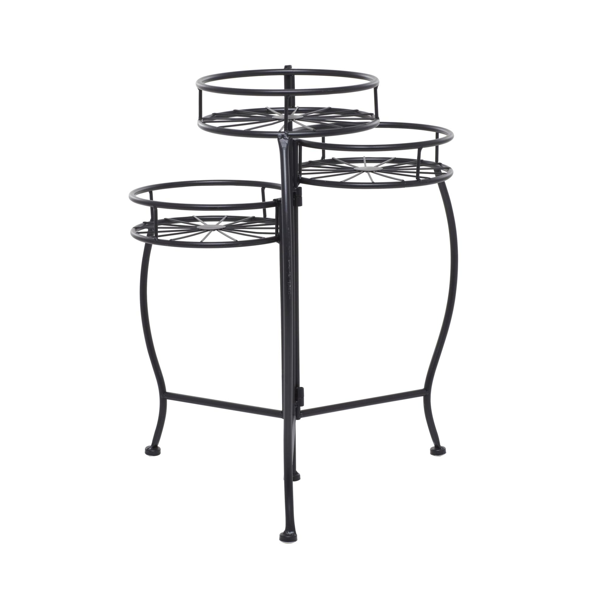 Starburst Metal 3 Tier Indoor Outdoor Plantstand