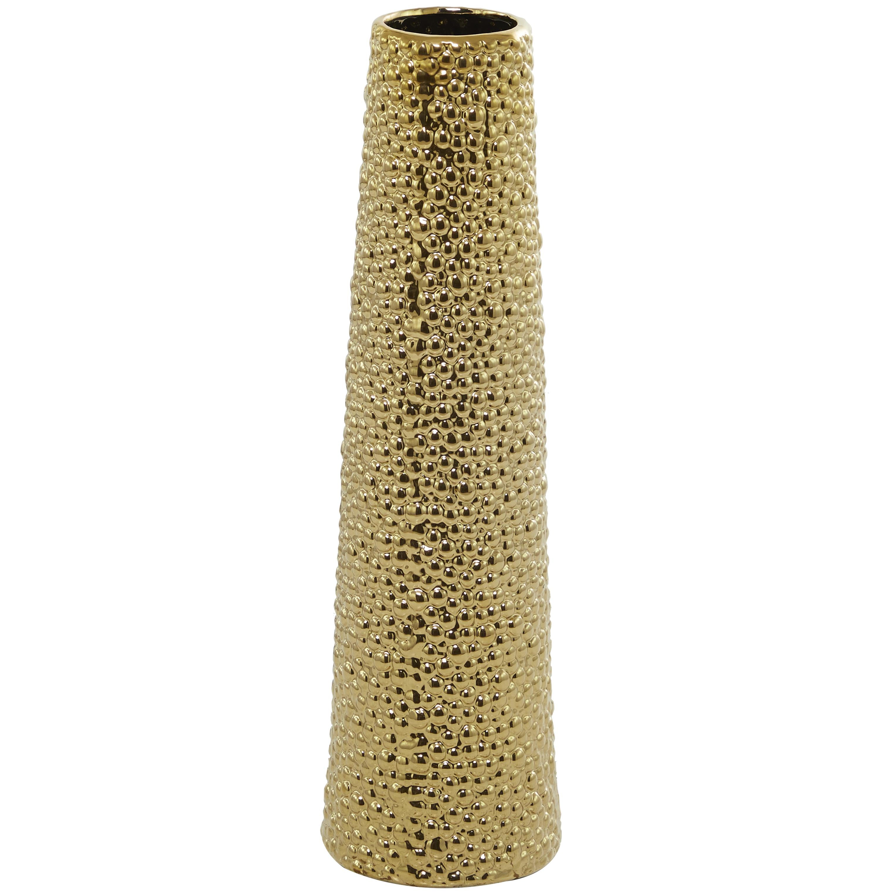 Ceramic Decorative Vase with Bubble Texture