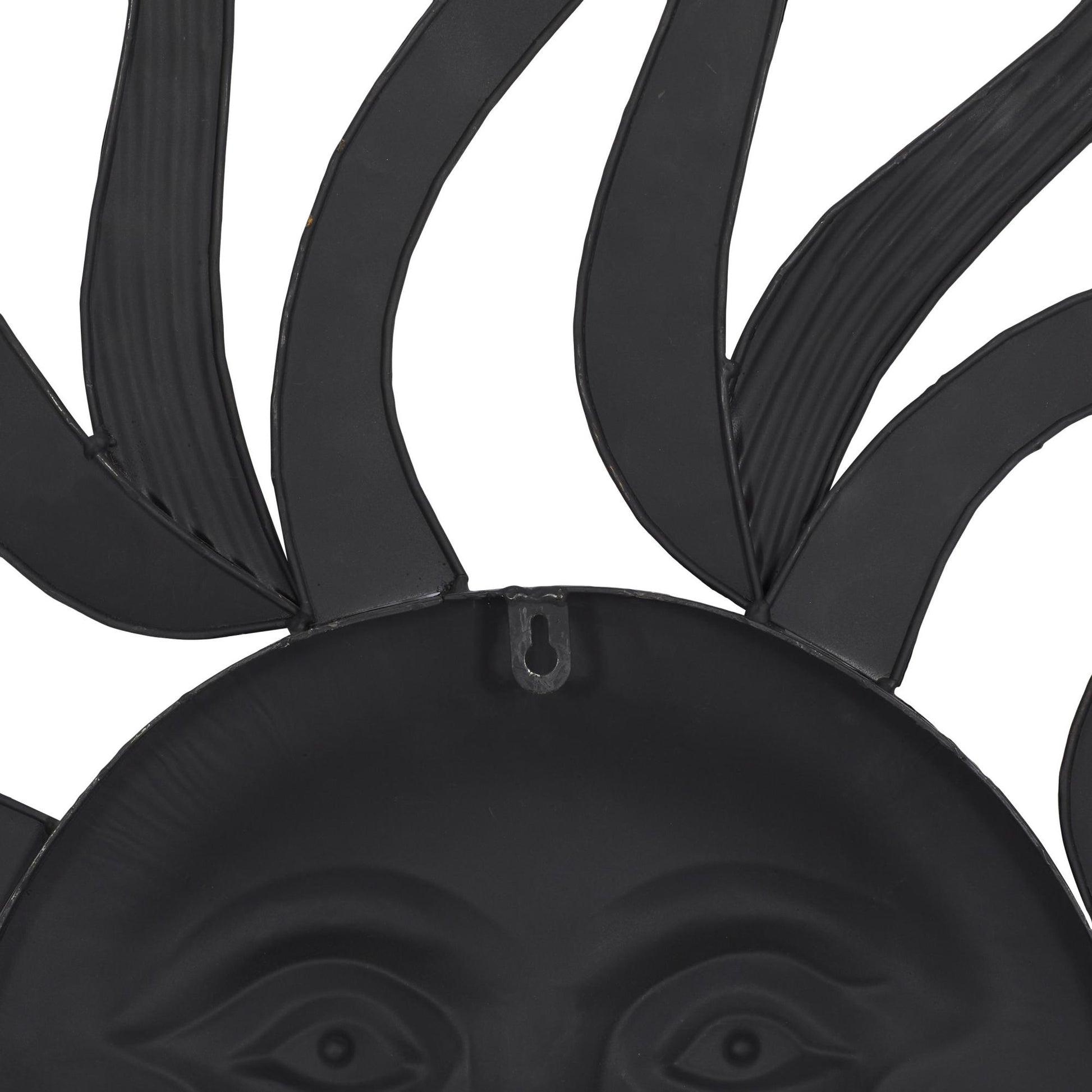 Sun Brass Metal Home Wall Decor with Distressed Copper Like Finish