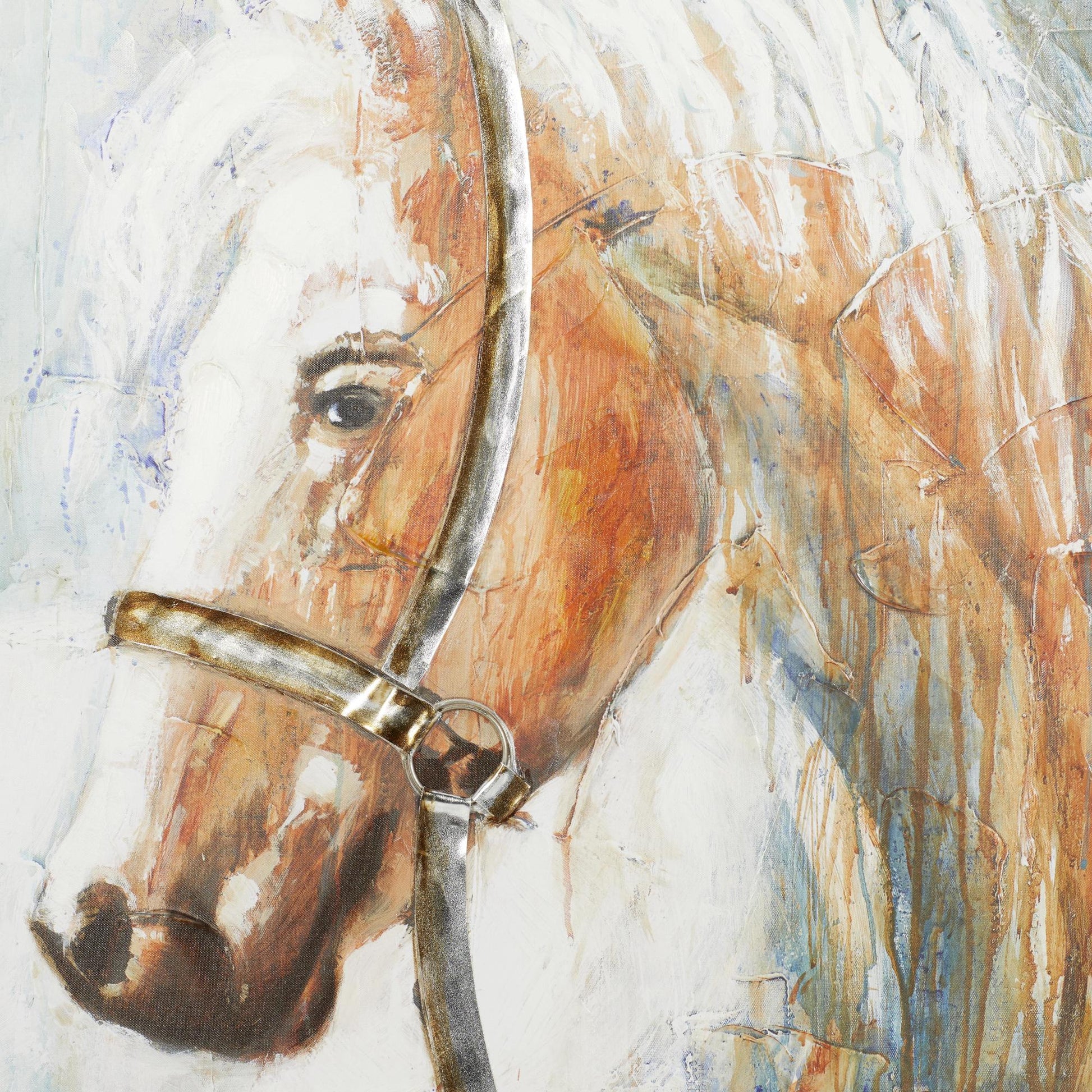 Horse Brown Canvas Decorative Wall Art