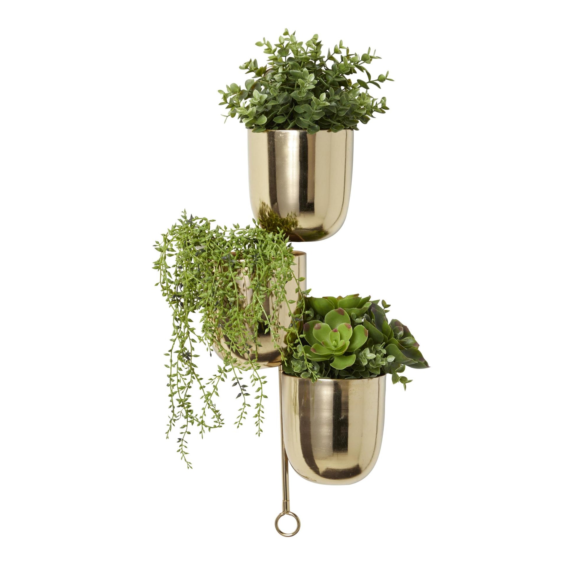 Metal Layered Indoor Outdoor Wall Planter