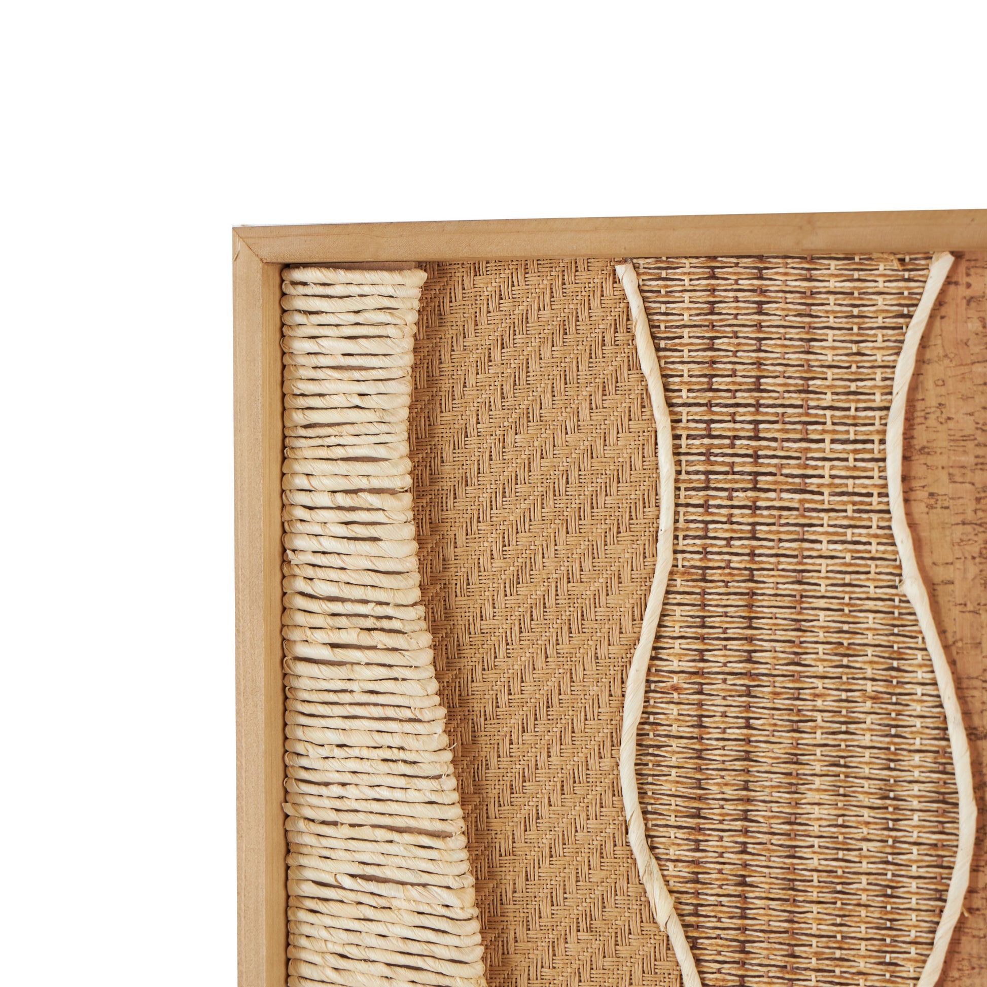 Abstract Brown Wood Handmade Mixed Media Home Wall Decor with Textures and Patterns