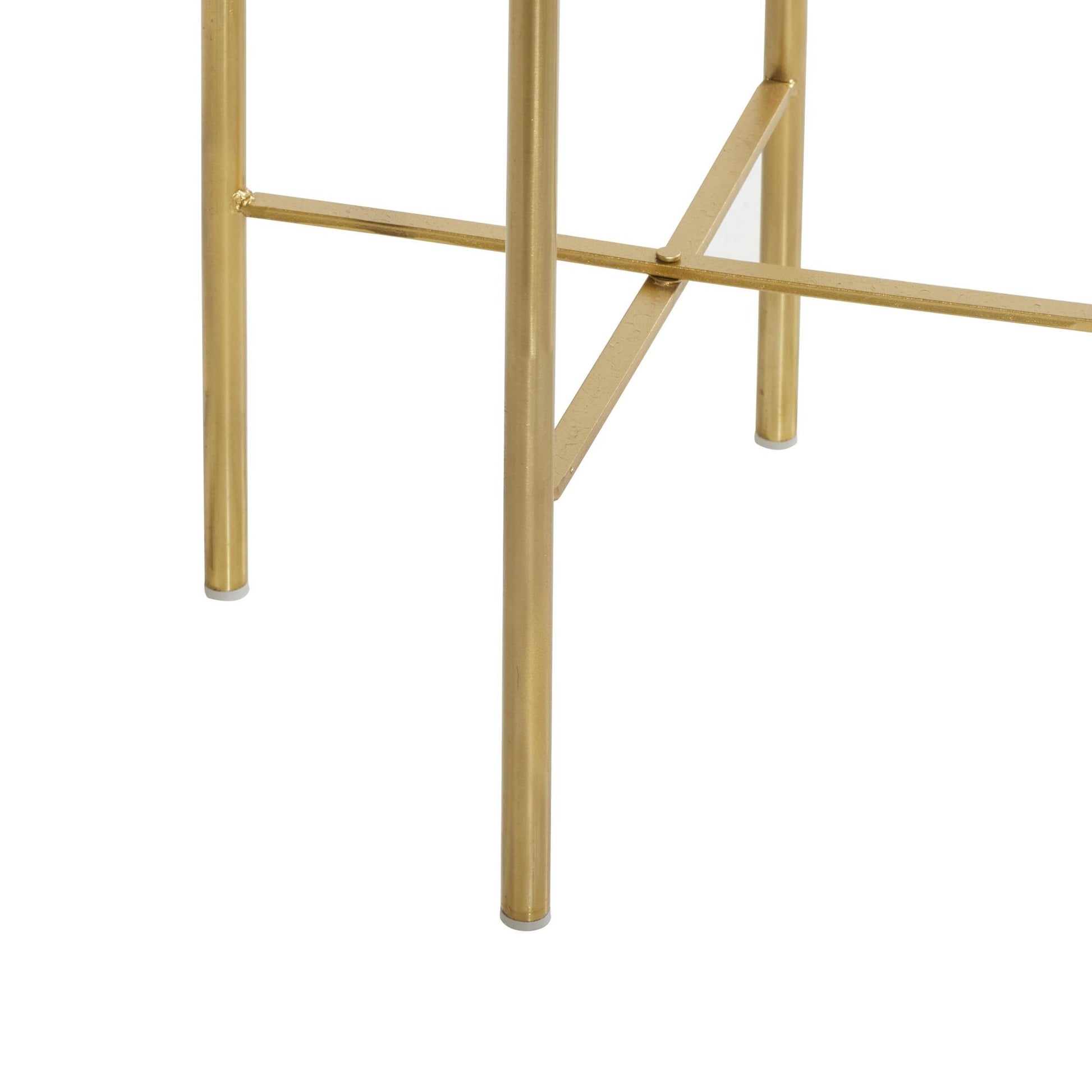 CosmoLiving by Cosmopolitan Set of 2 Metal Tall Dome Indoor Outdoor Planter with Removable Stand