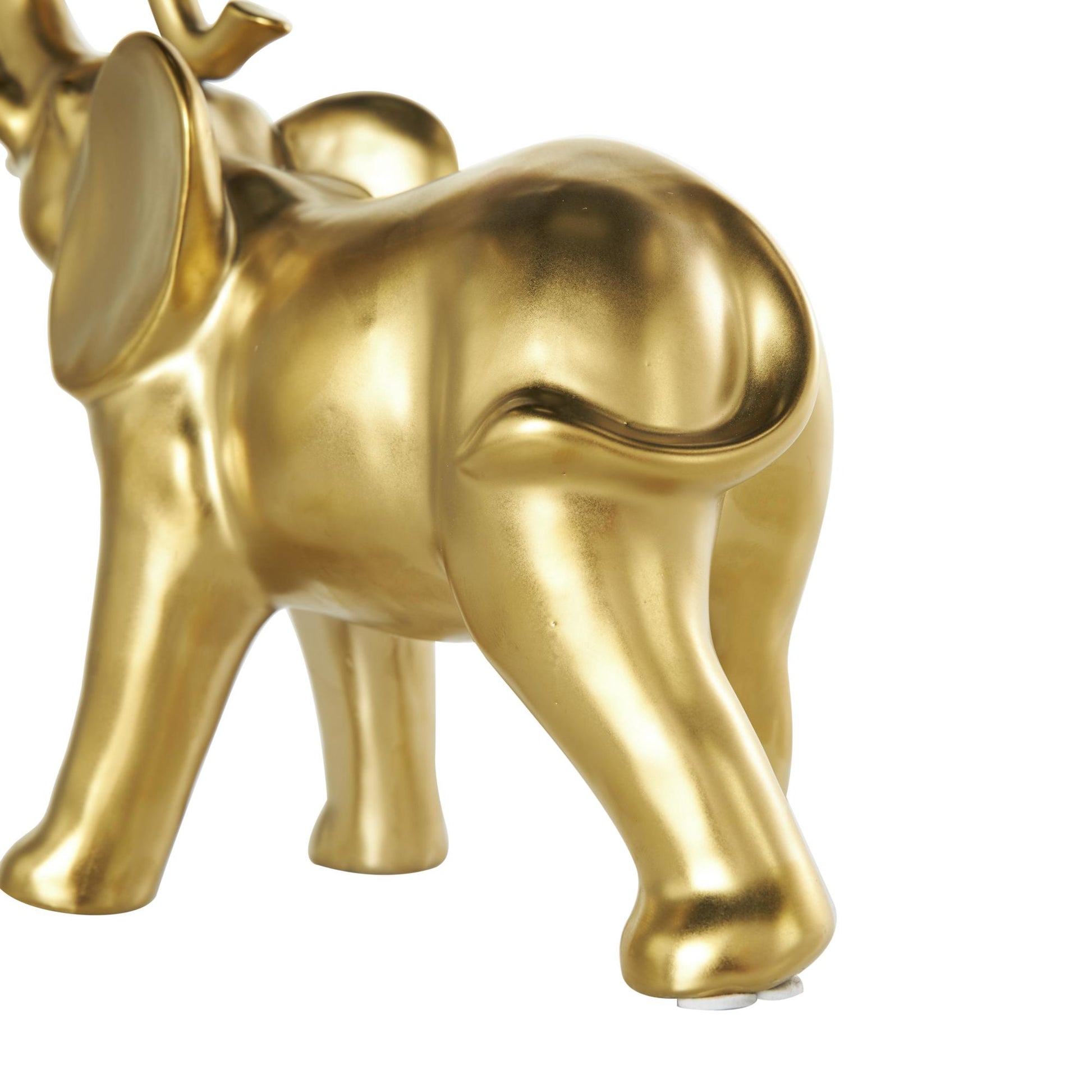 Elephant Ceramic Standing Decorative Sculpture