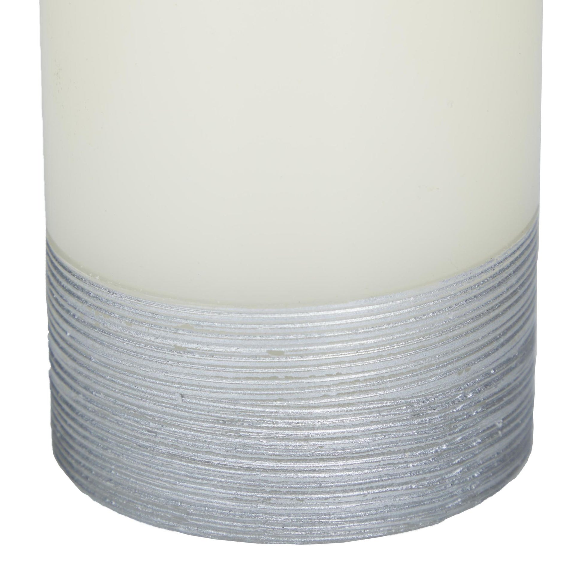 Set of 3 Wax Indoor Outdoor Flameless Candle with Remote Control