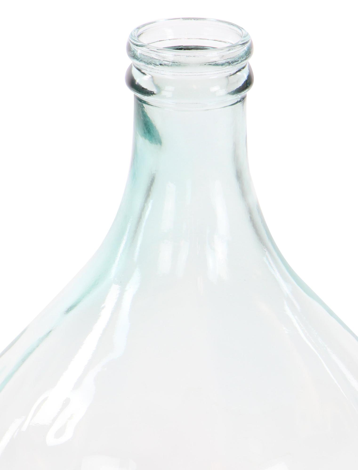 Recycled Glass Handmade Spanish Bottle Neck Decorative Vase