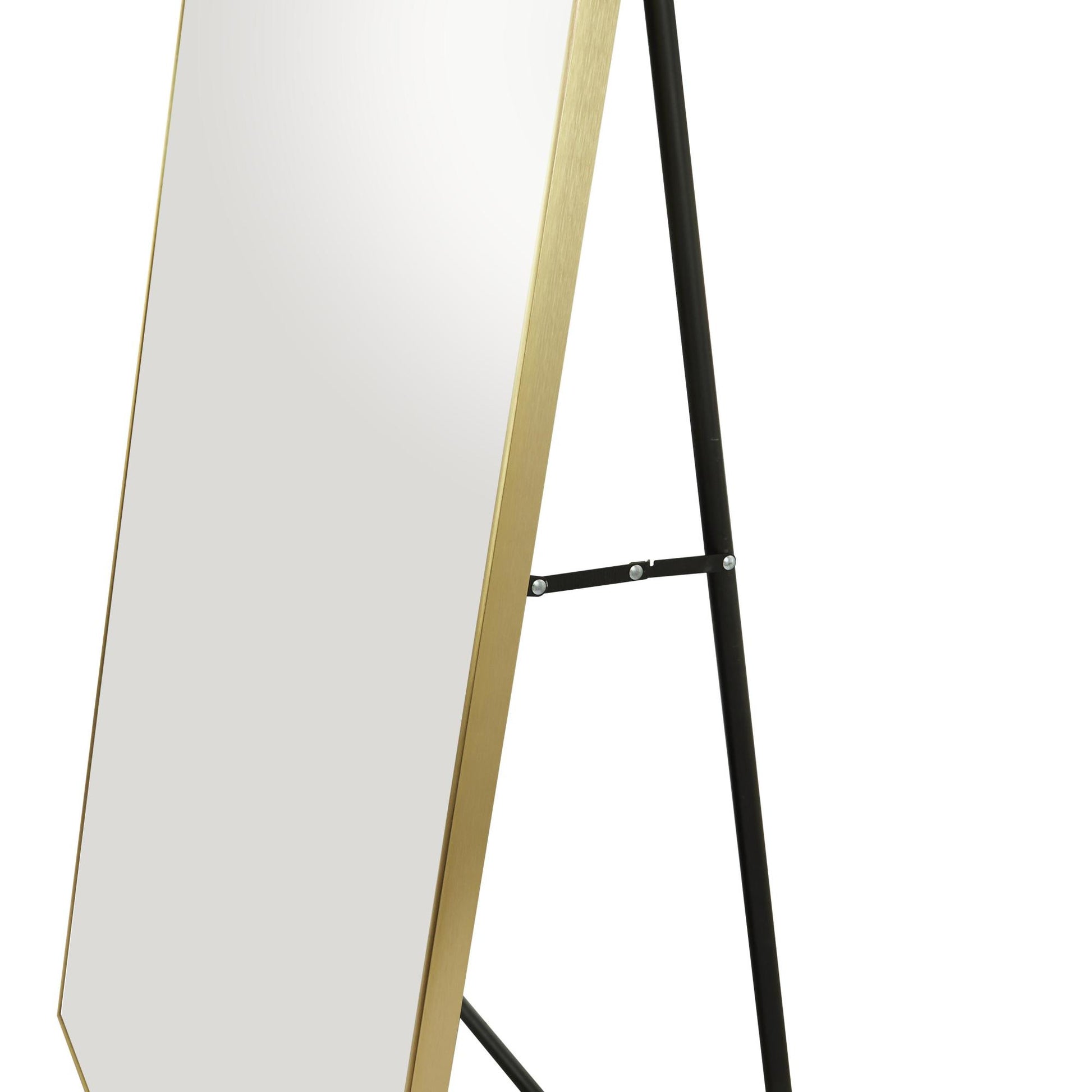 CosmoLiving by Cosmopolitan Metal Room Floor Mirror with Stand