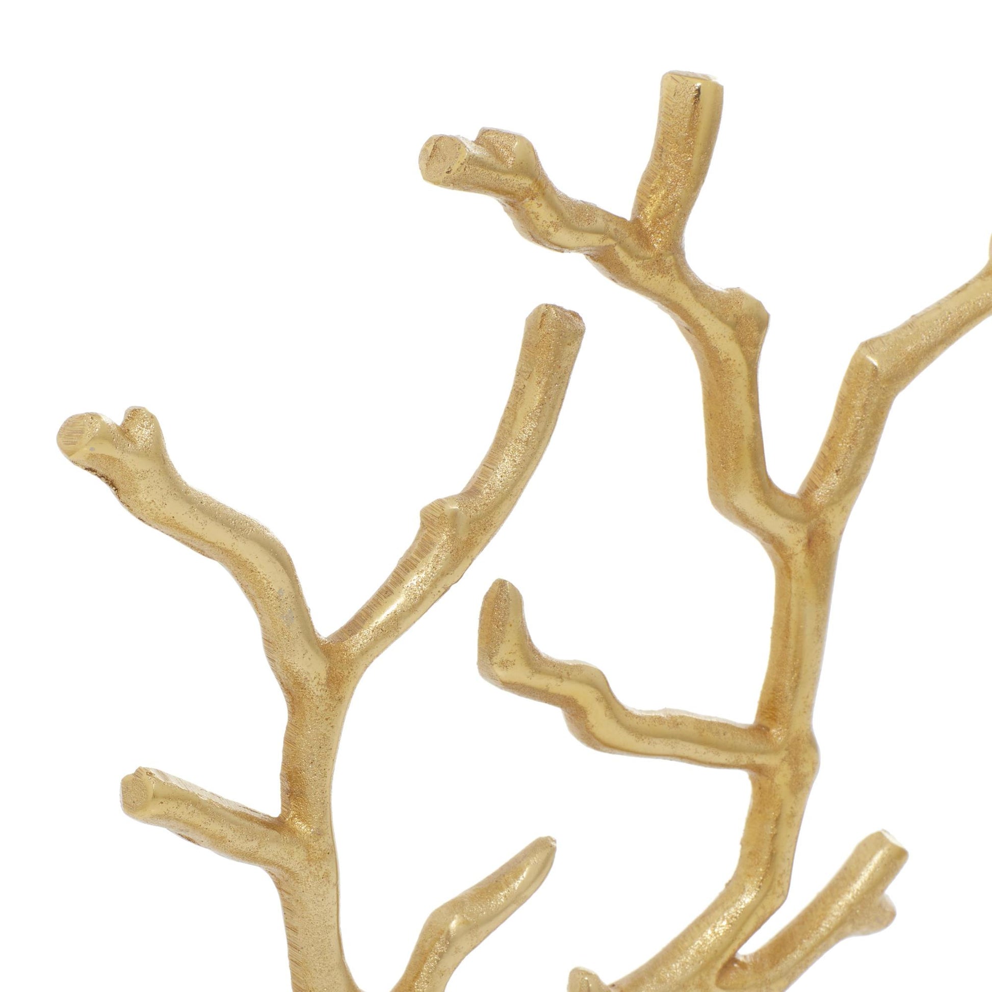 Tree Marble Display Jewelry Stand with Rectangular Base