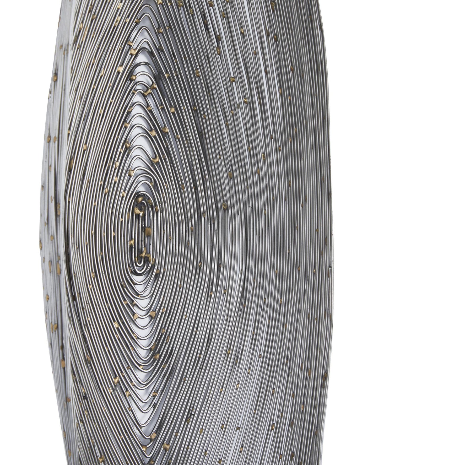 CosmoLiving by Cosmopolitan Leaf Stainless Steel Metal Single Candle Indoor Outdoor Wall Sconce