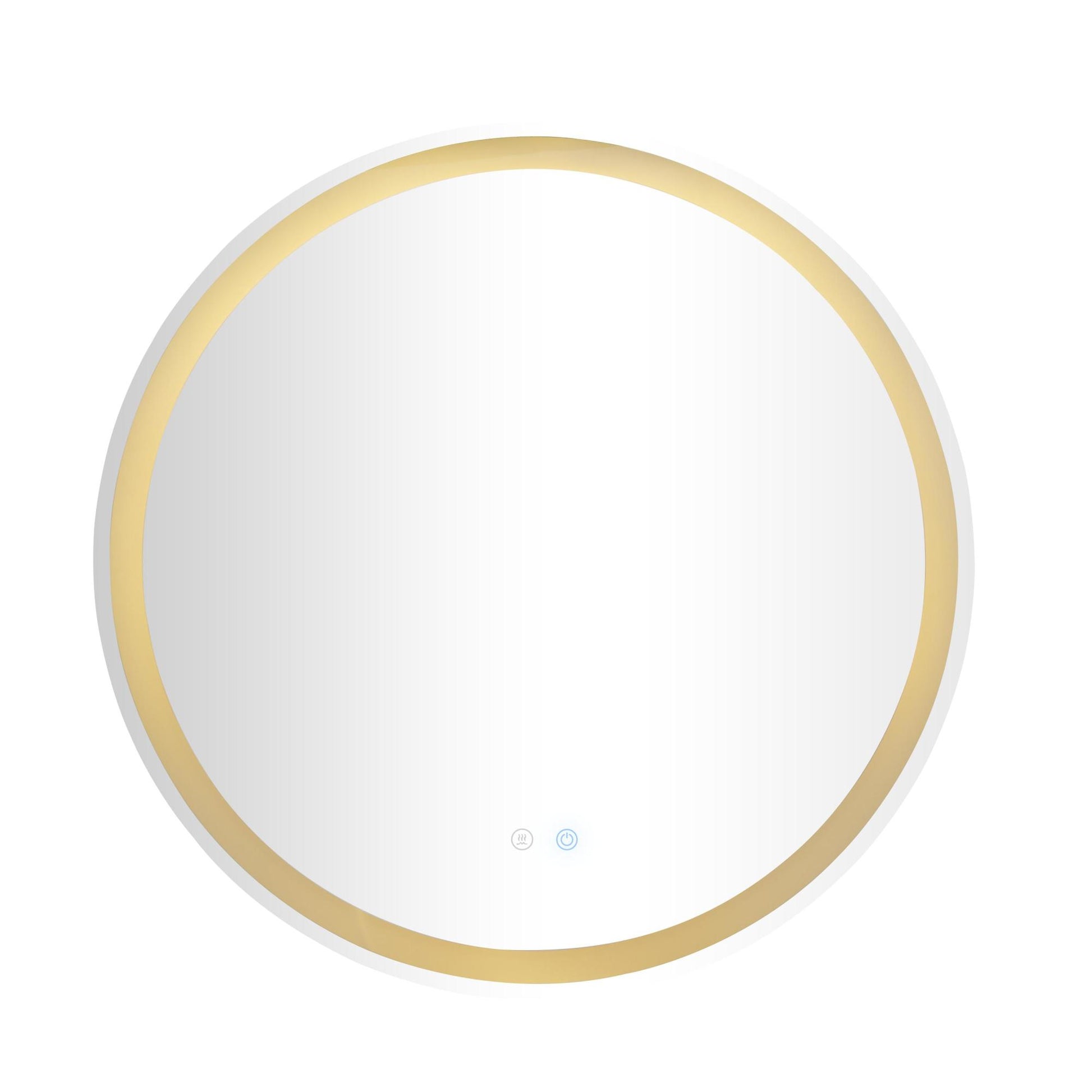 Silver Glass Room Anti Fog Mirror with LED Light