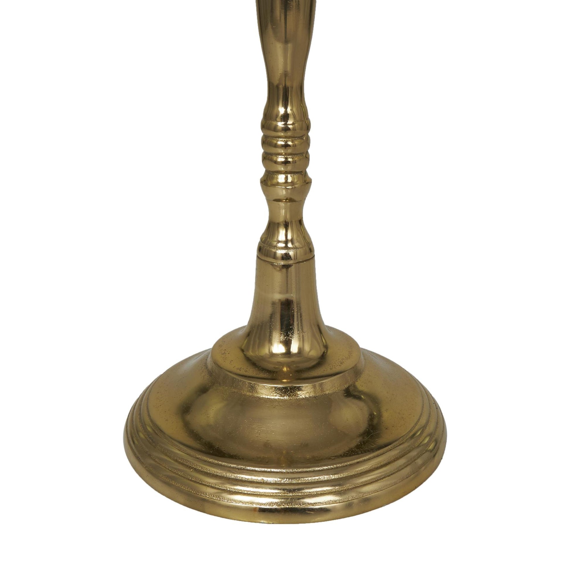 Scroll Aluminum Metal Tall Floor 5 Candle Decorative Candelabra