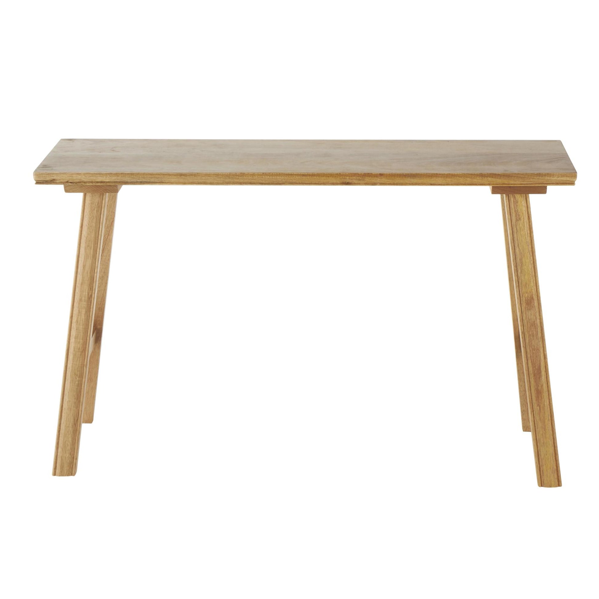 Brown Mango Wood Handmade Traditional Home Bench