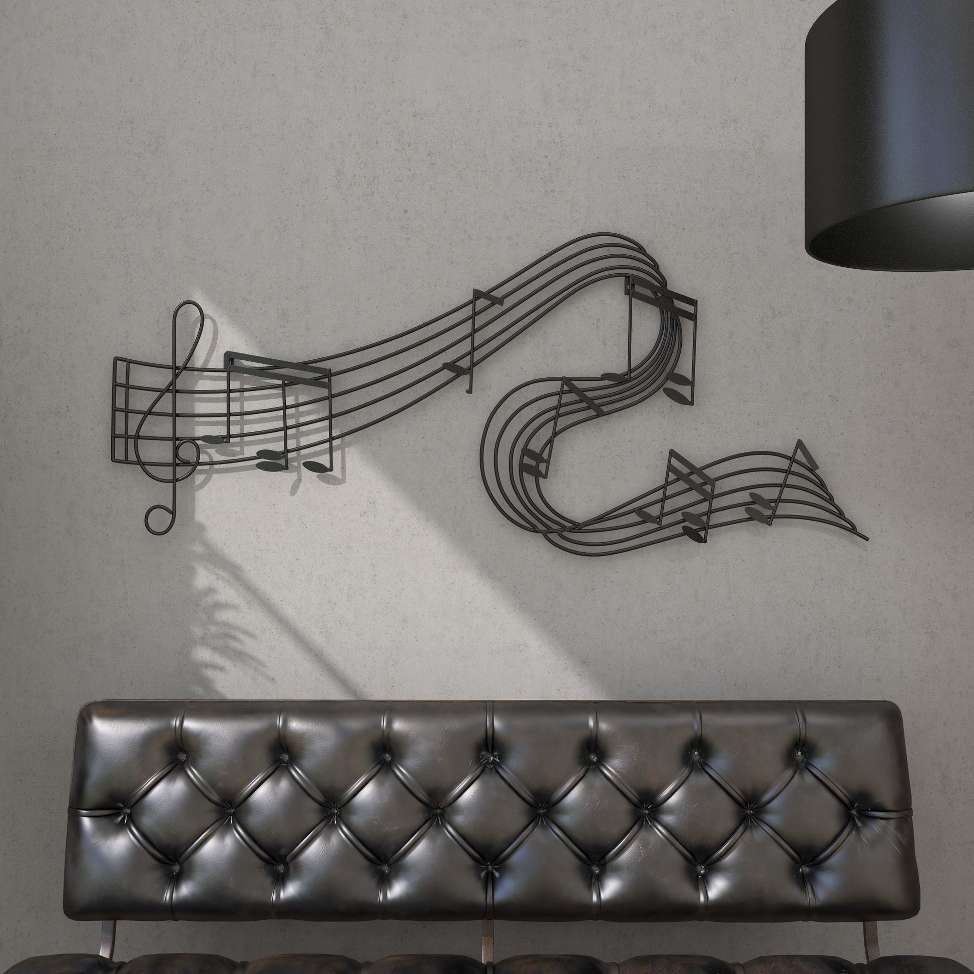 Musical Notes Black Metal Notes Home Wall Decor