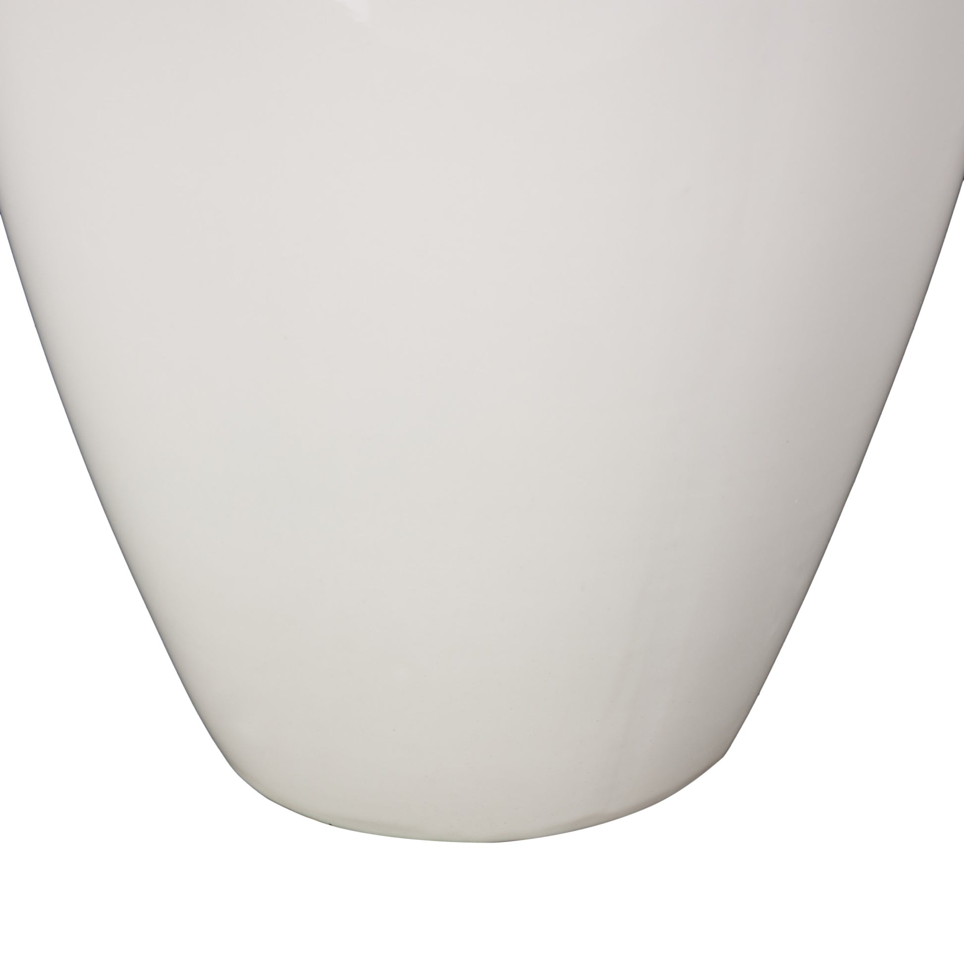 Bird White Ceramic Decorative Vase with Blue Accents