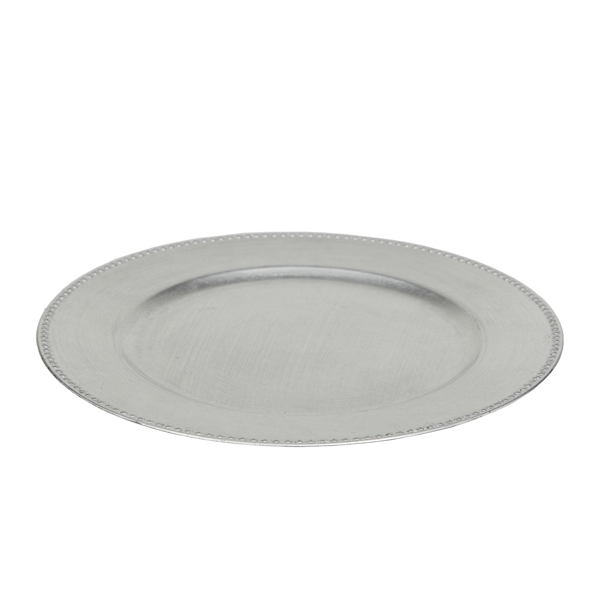 Set of 8 Plate Melamine Plastic Decorative Charger
