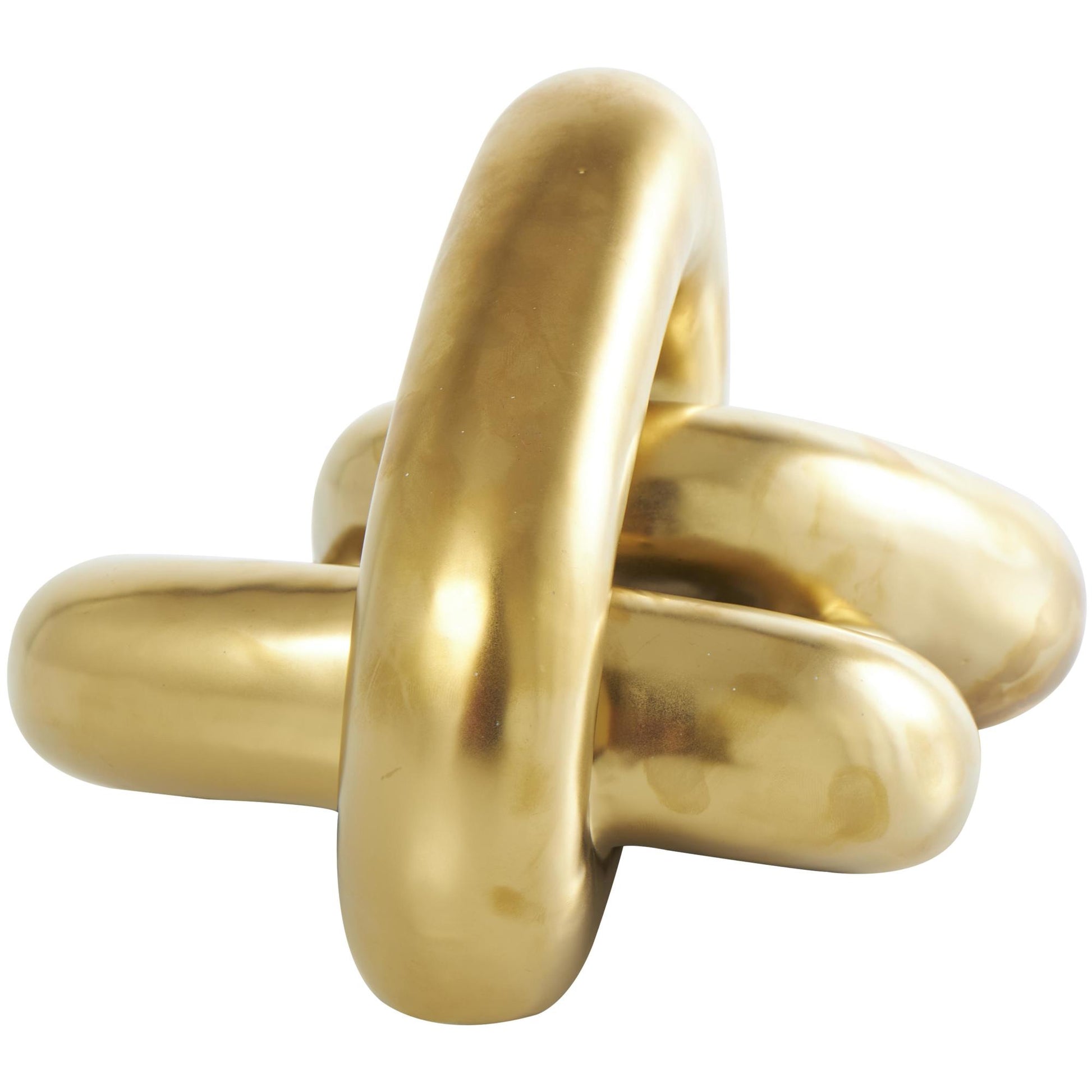 Chain Ceramic 3 Link Decorative Sculpture