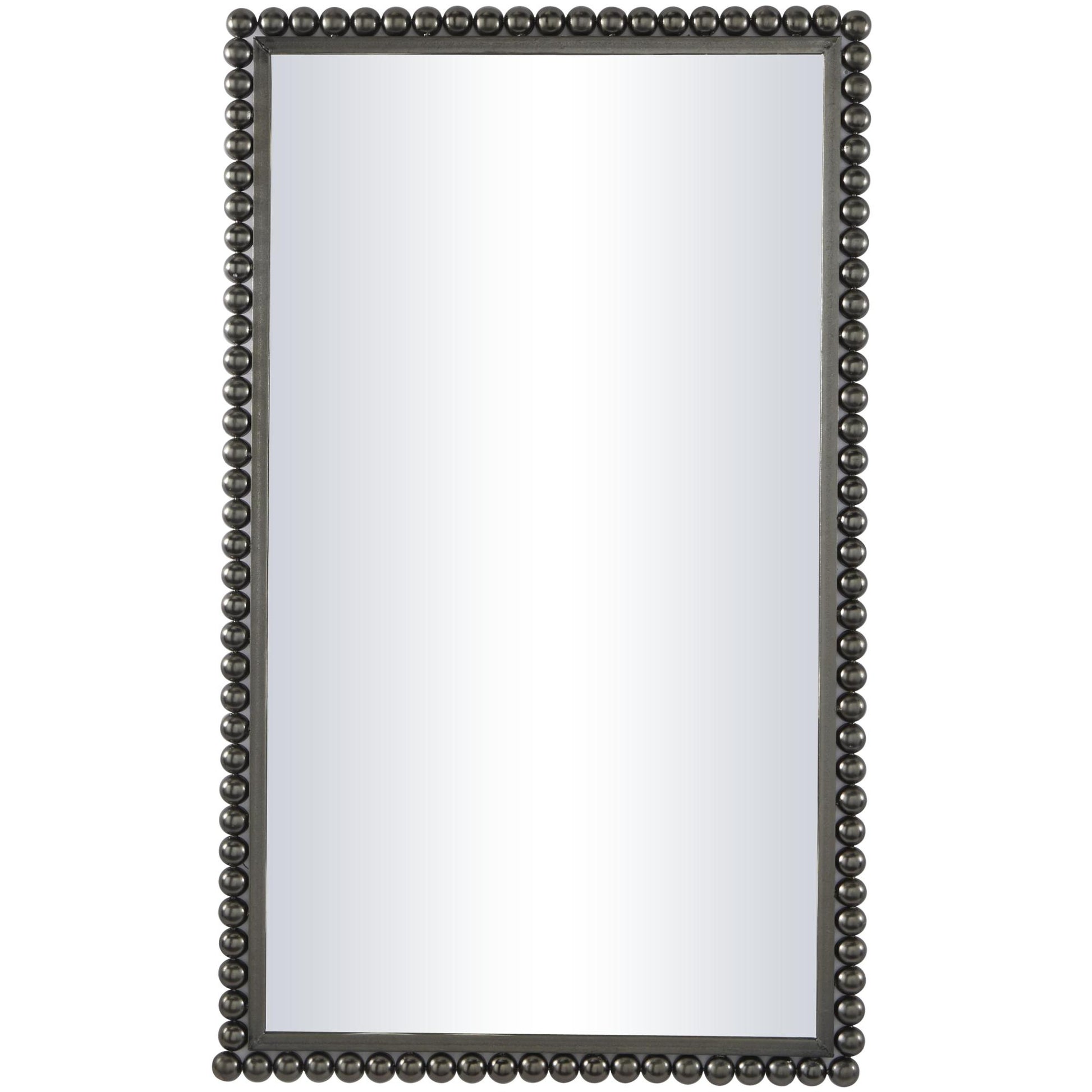 CosmoLiving by Cosmopolitan Metal Room Wall Mirror with Beaded Detailing