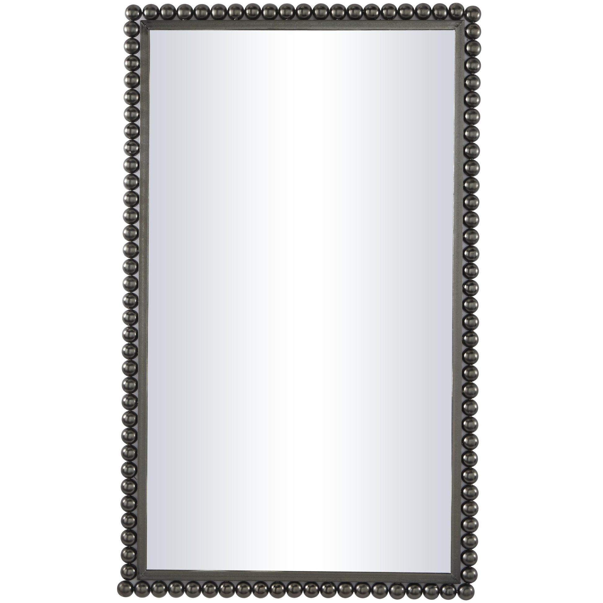 CosmoLiving by Cosmopolitan Metal Room Wall Mirror with Beaded Detailing