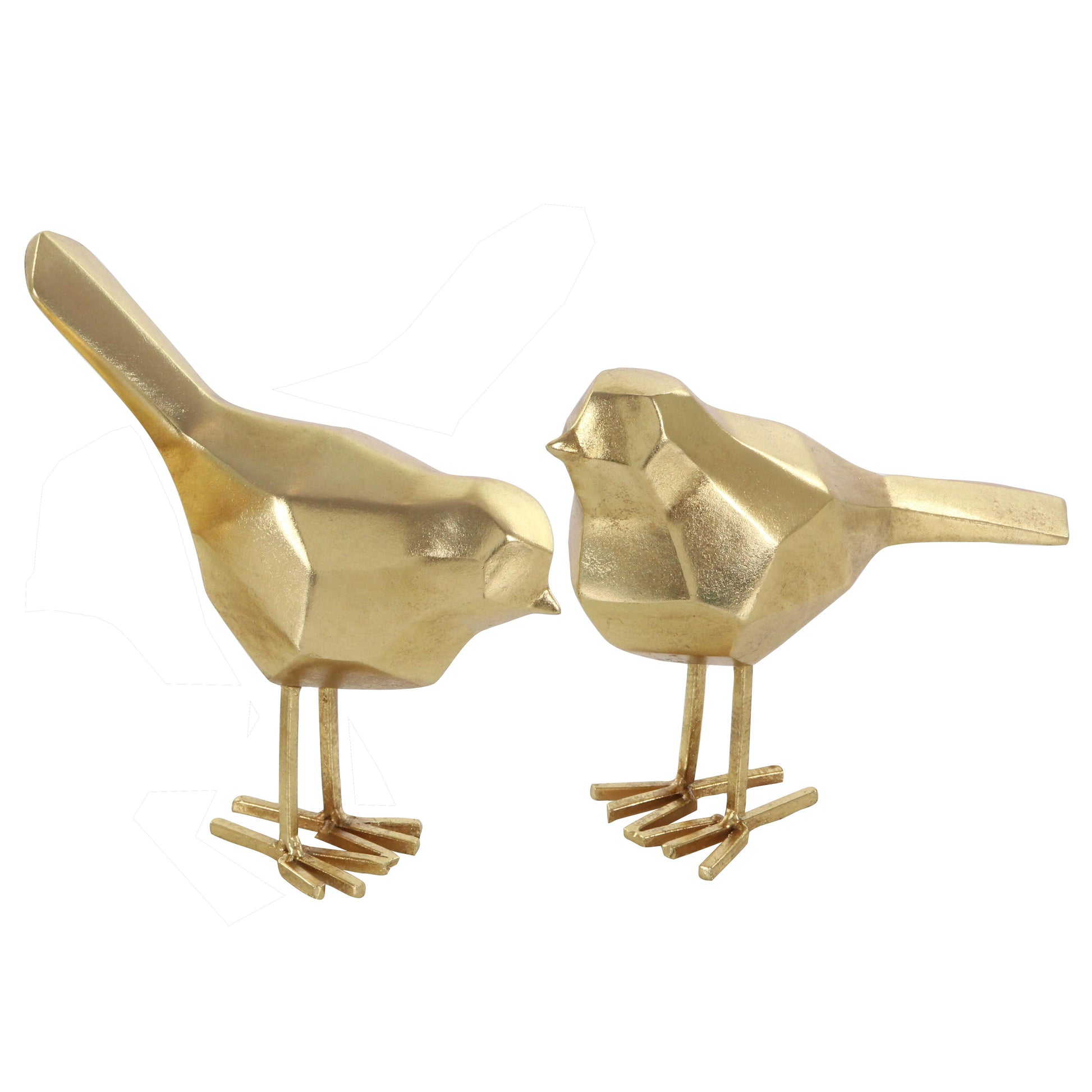 CosmoLiving by Cosmopolitan Set of 2 Bird Polystone Decorative Sculpture