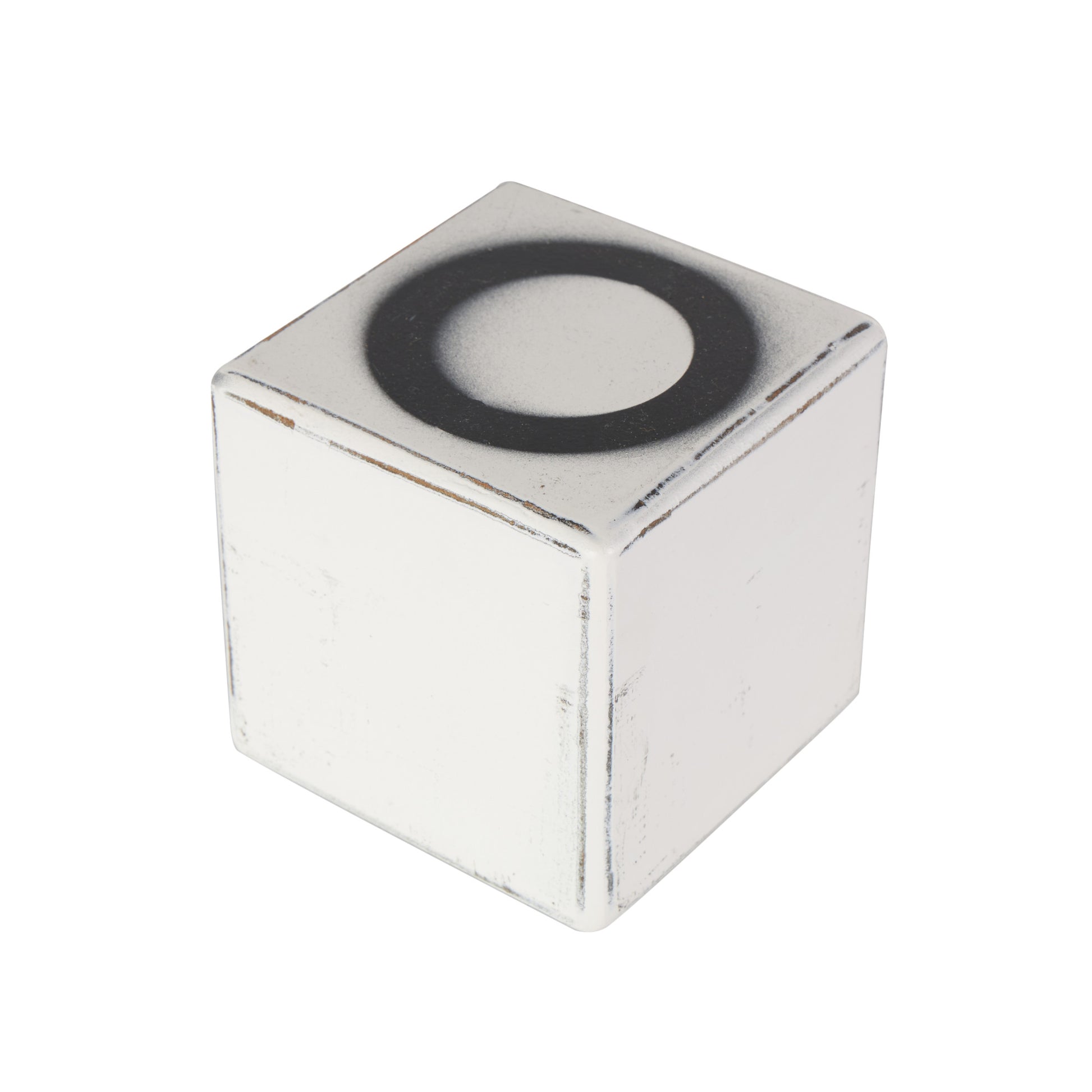 Tic Tac Toe Black Wooden Home Decor Game Set with White Block Pieces