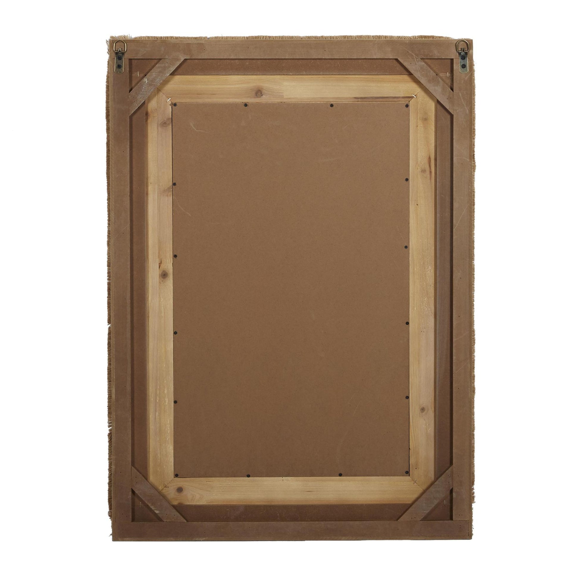 Brown Wood Room Wall Mirror