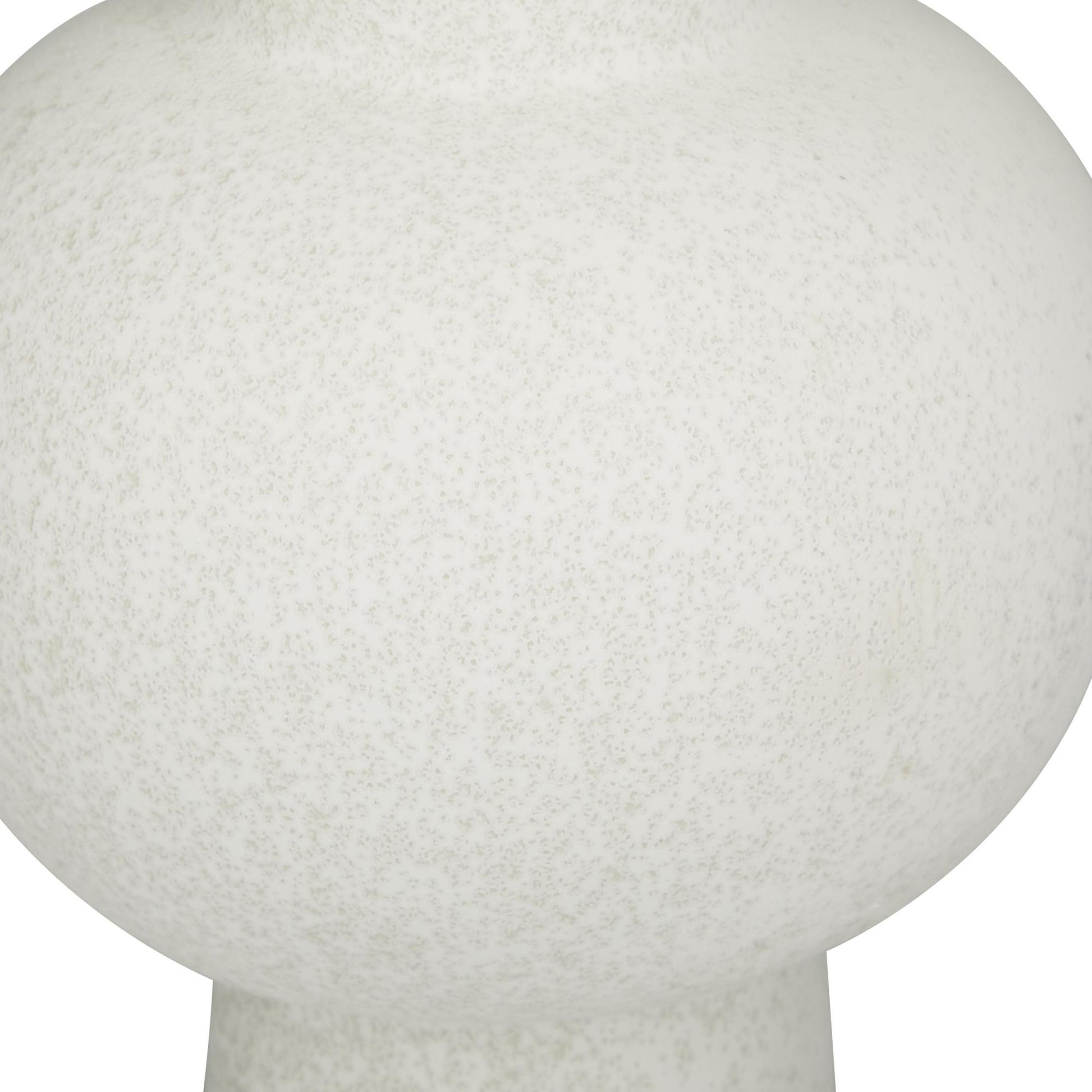 CosmoLiving by Cosmopolitan White Ceramic Handmade Decorative Vase