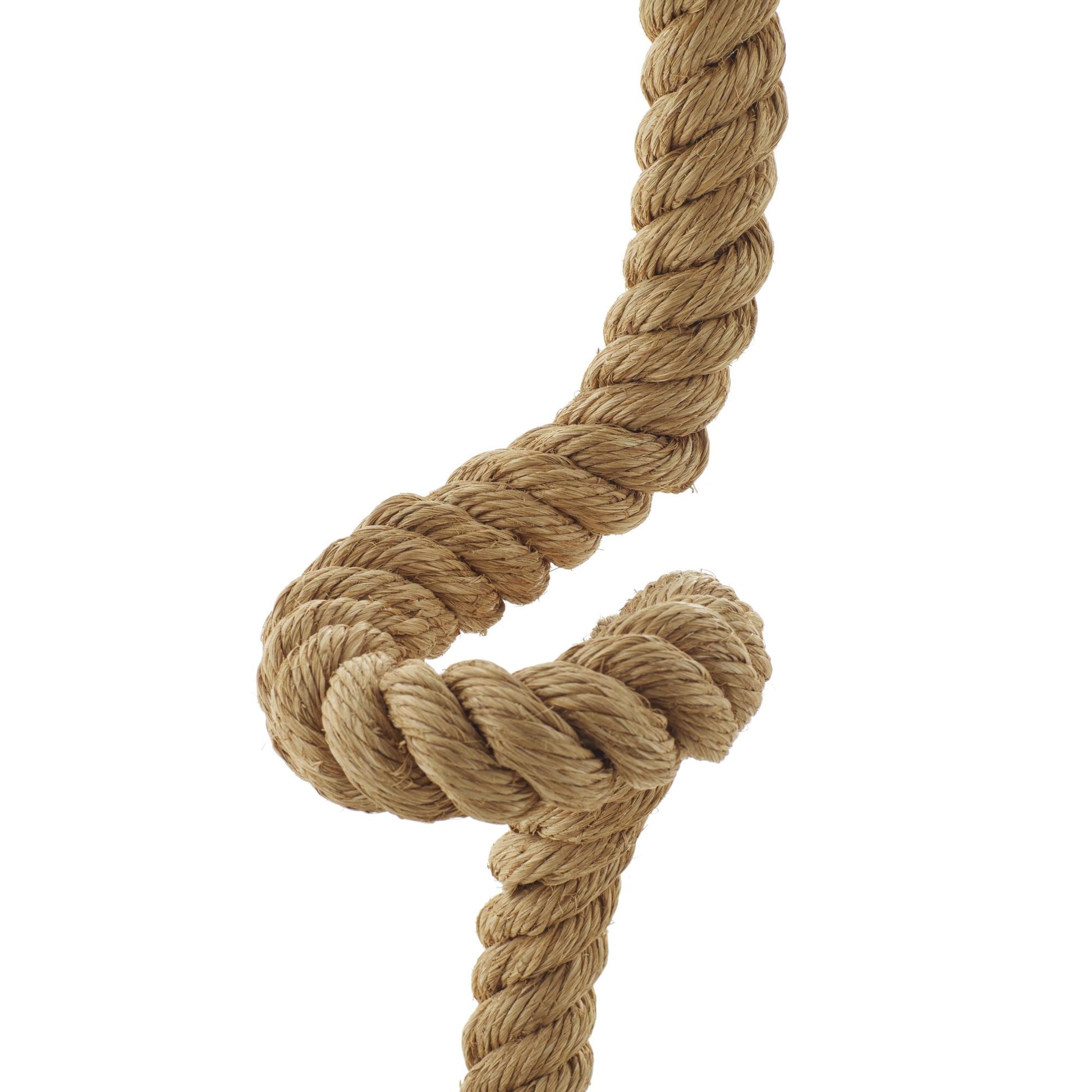Brown Jute Rope Handmade Rope Styled Room Desk Lamp