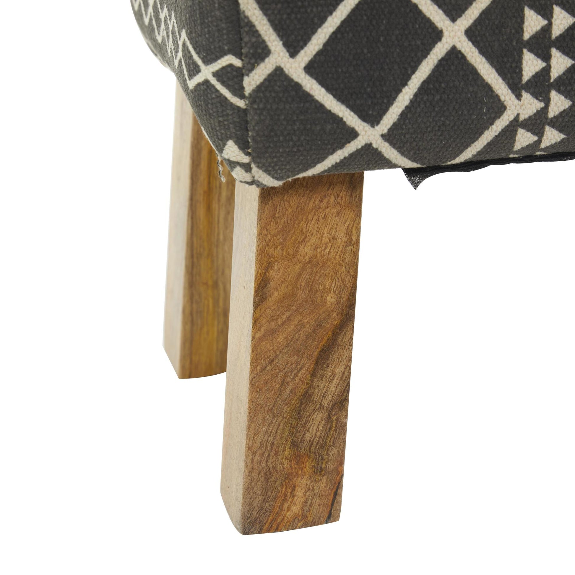 Upholstered Home Bench with Wood Legs