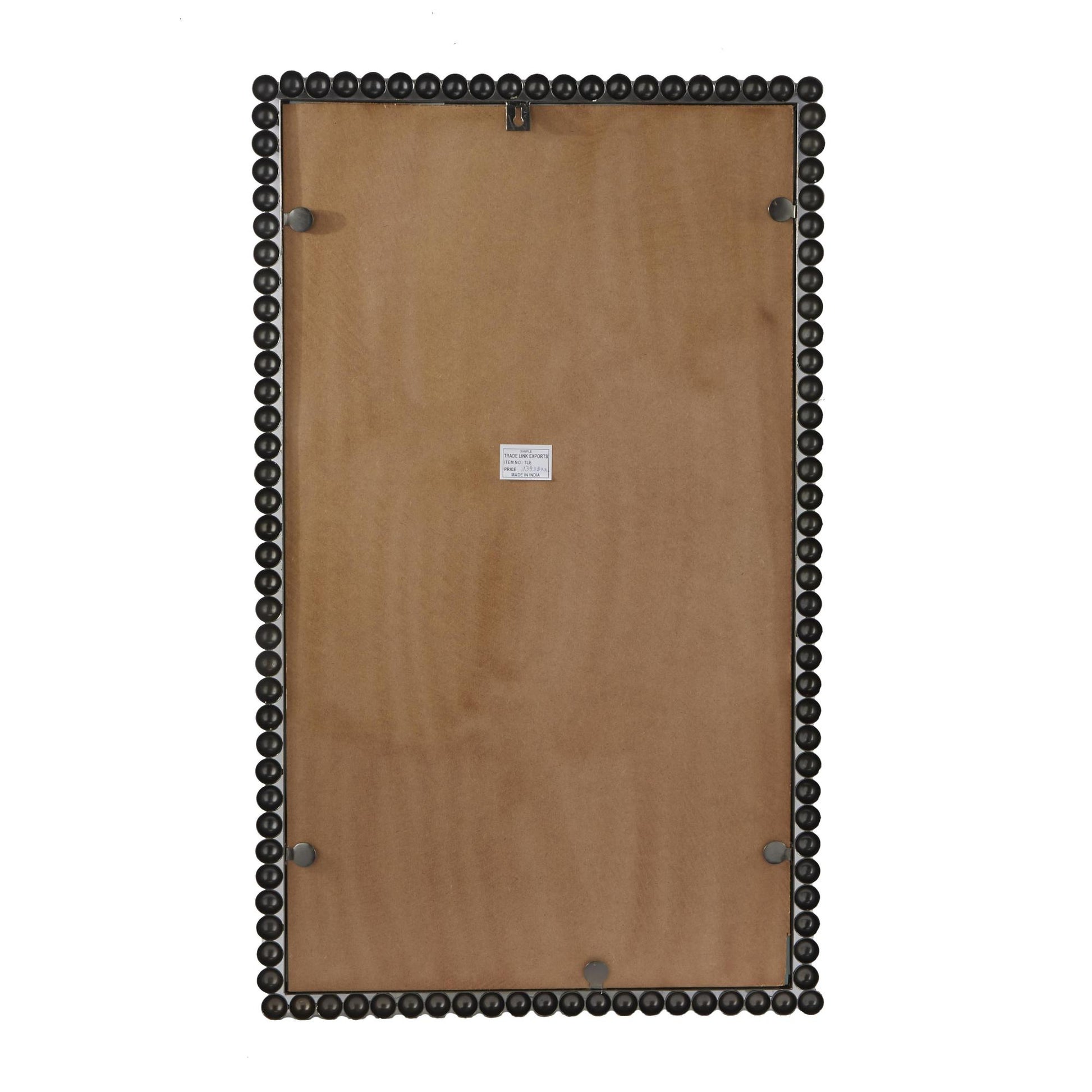 CosmoLiving by Cosmopolitan Metal Room Wall Mirror with Beaded Detailing