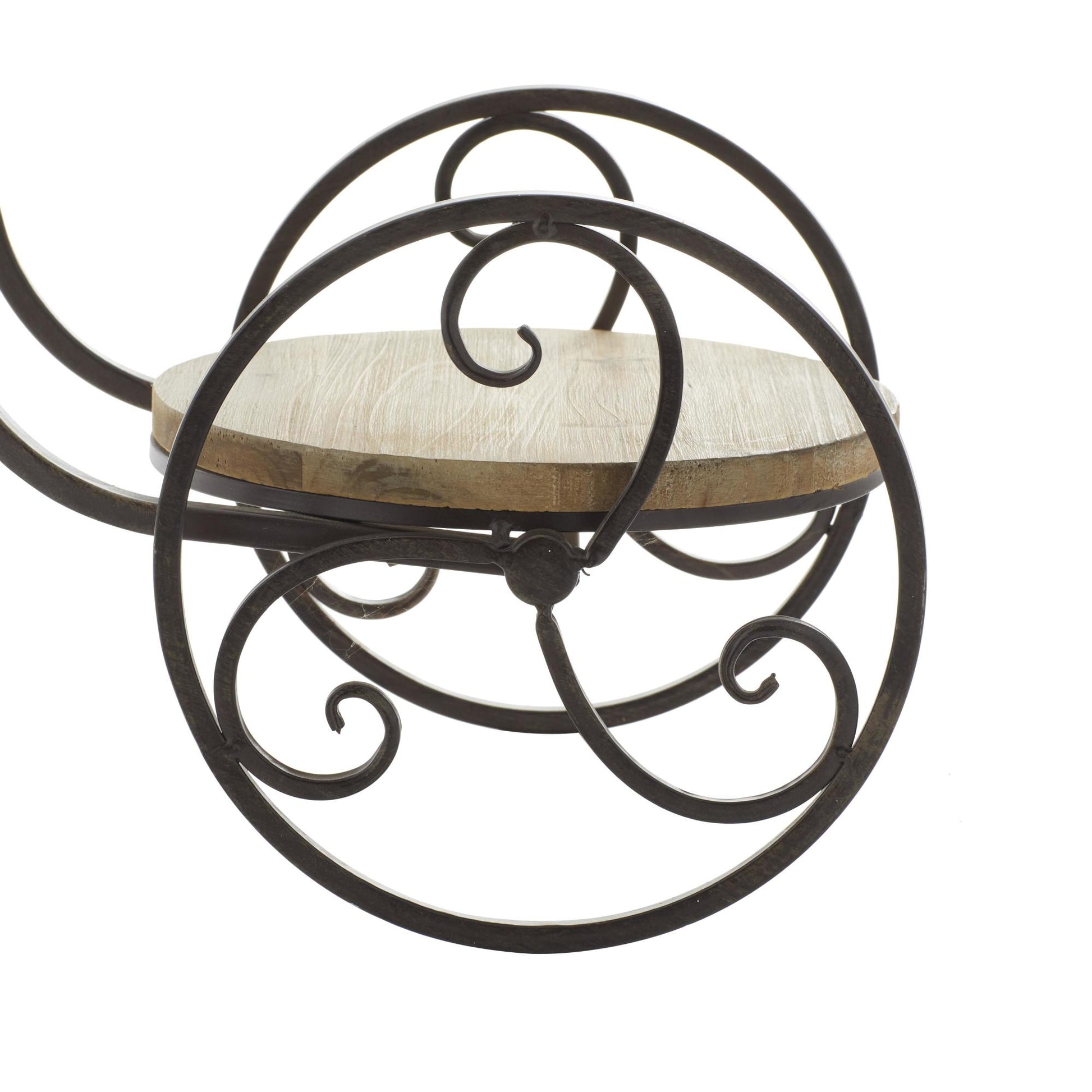 Bike Brown Metal 2 Tier Indoor Outdoor Plantstand