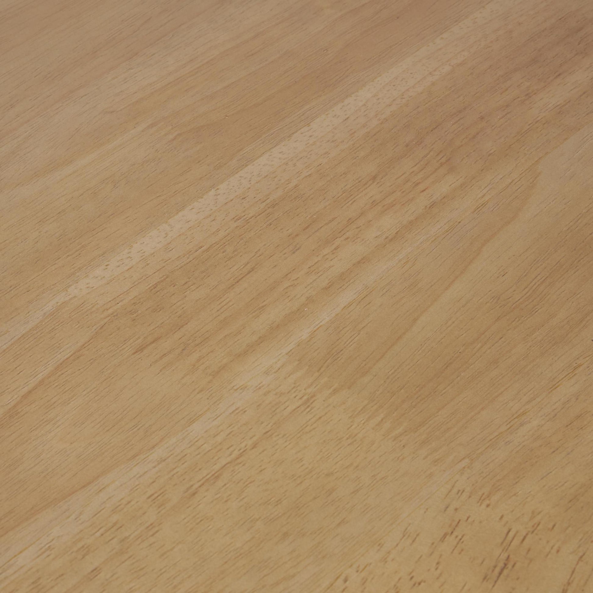 Brown Wooden Handmade Slatted Coffee Table with Black Legs