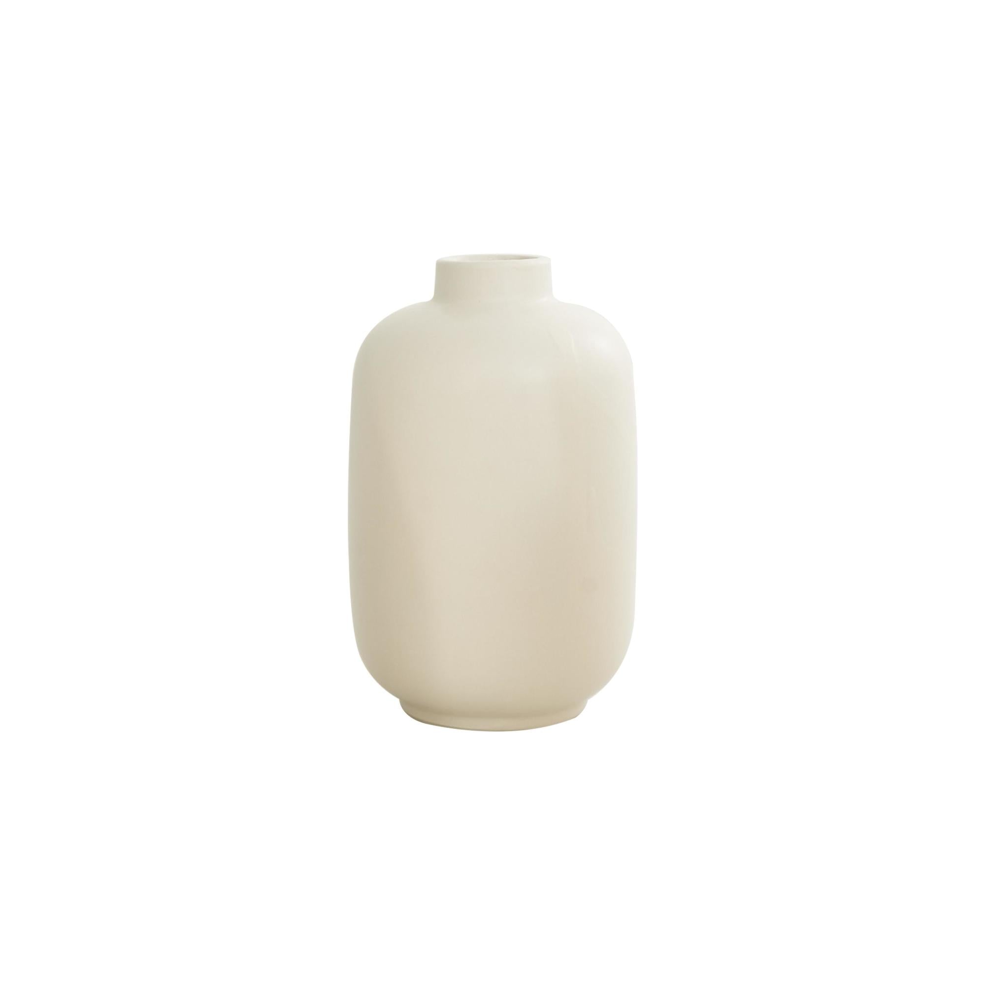 Cream Ceramic Decorative Vase