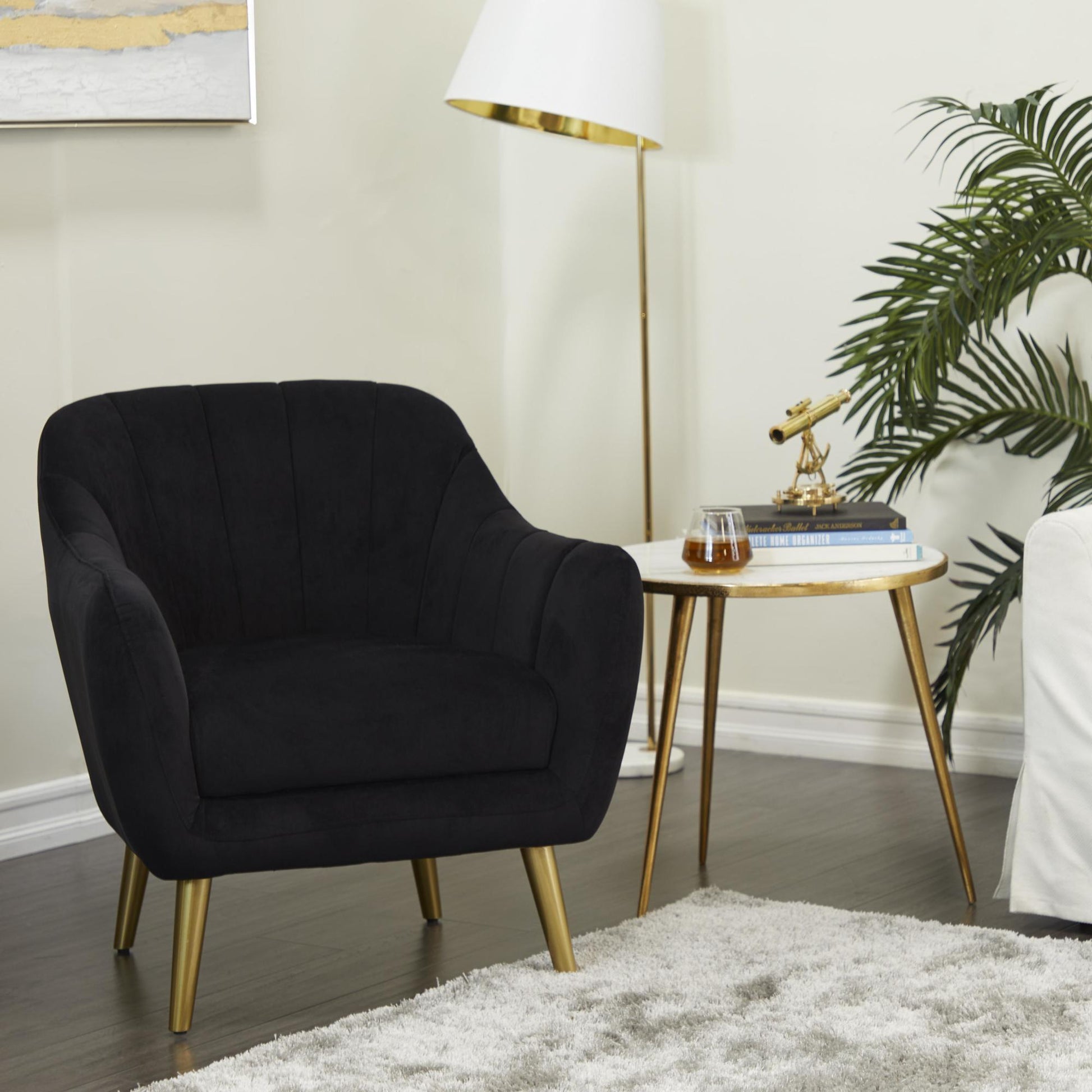Polyester Living Room Accent Chair