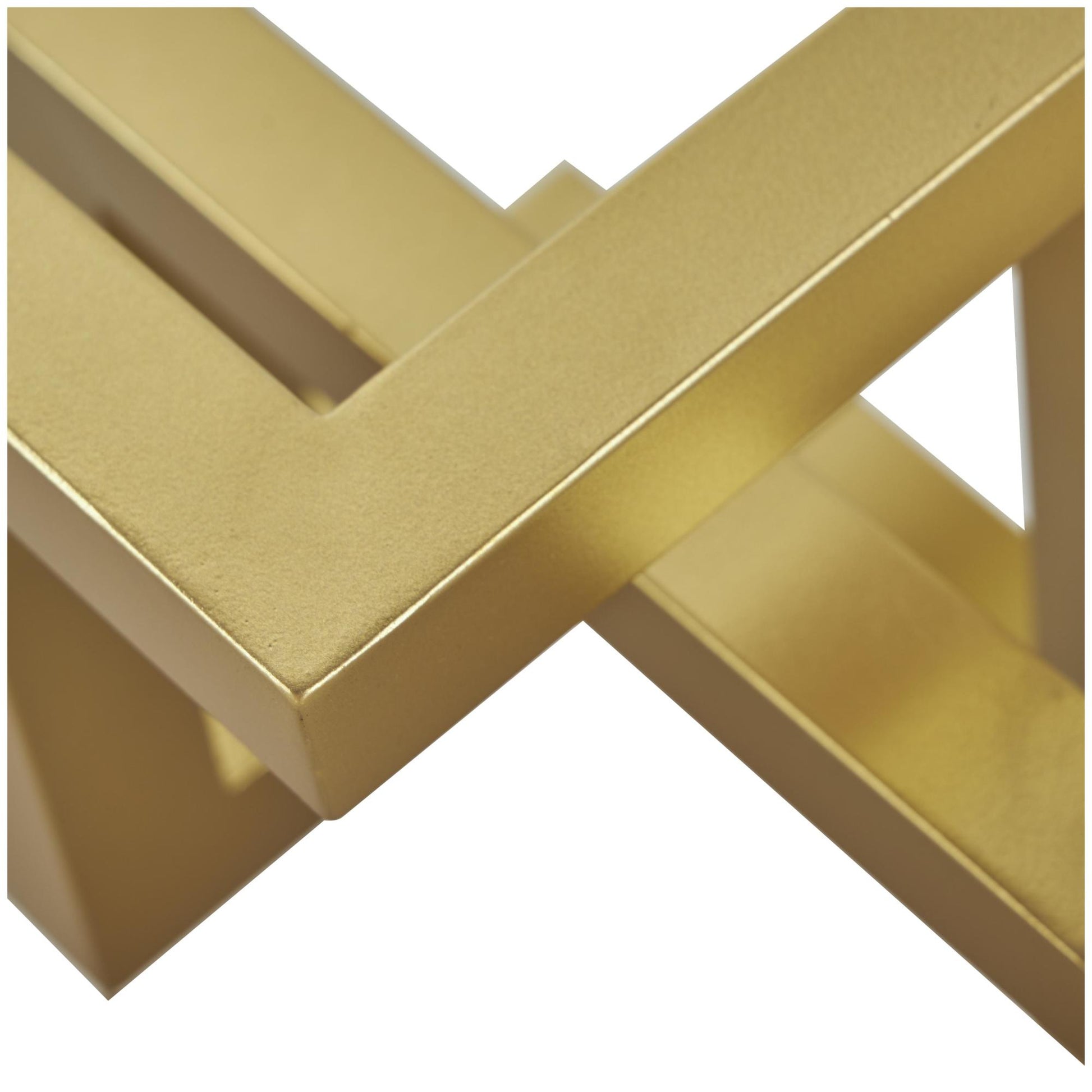 Geometric Metal Abstract Shaped Decorative Sculpture