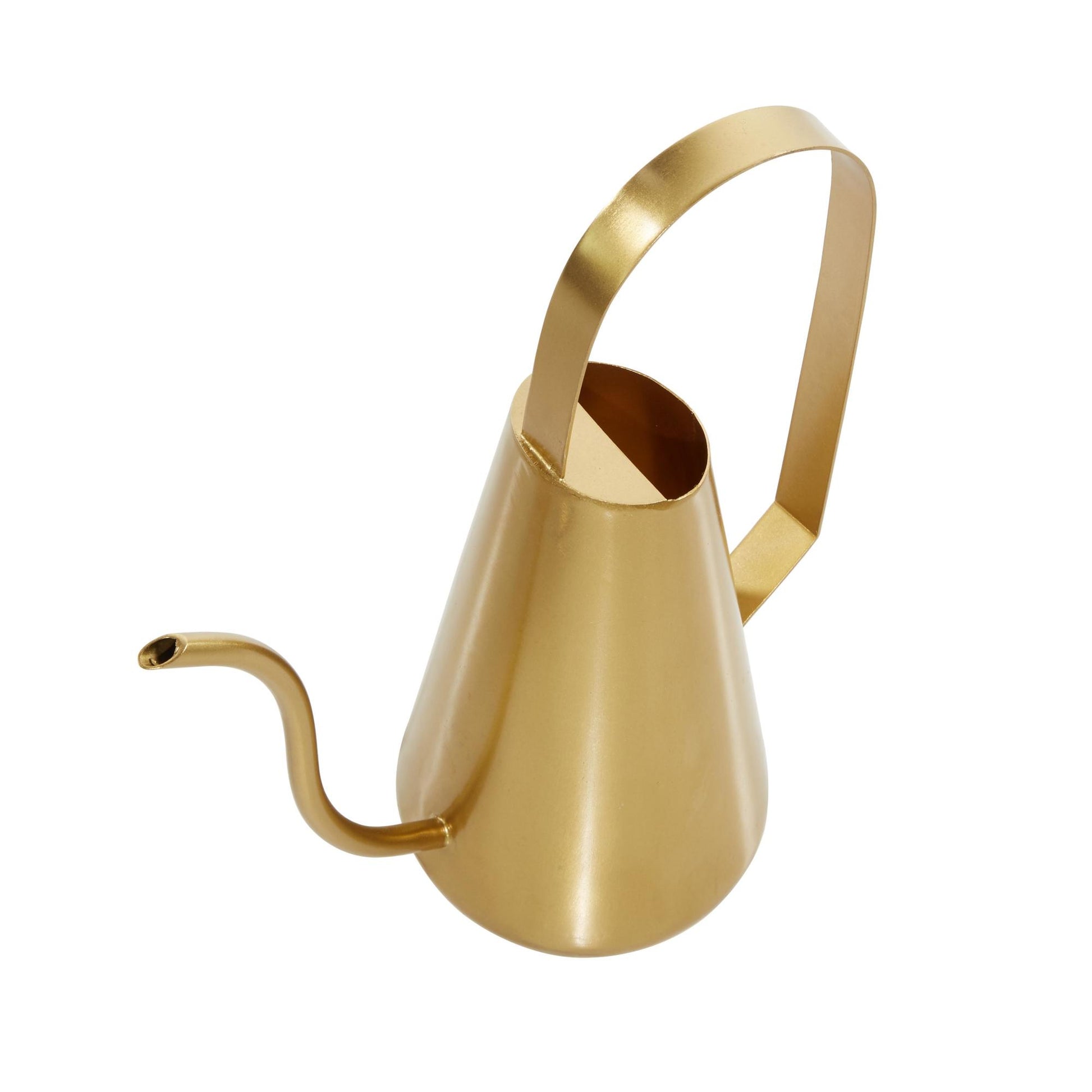 Set of 3 Watering Can Gold Metal Indoor Outdoor Planter