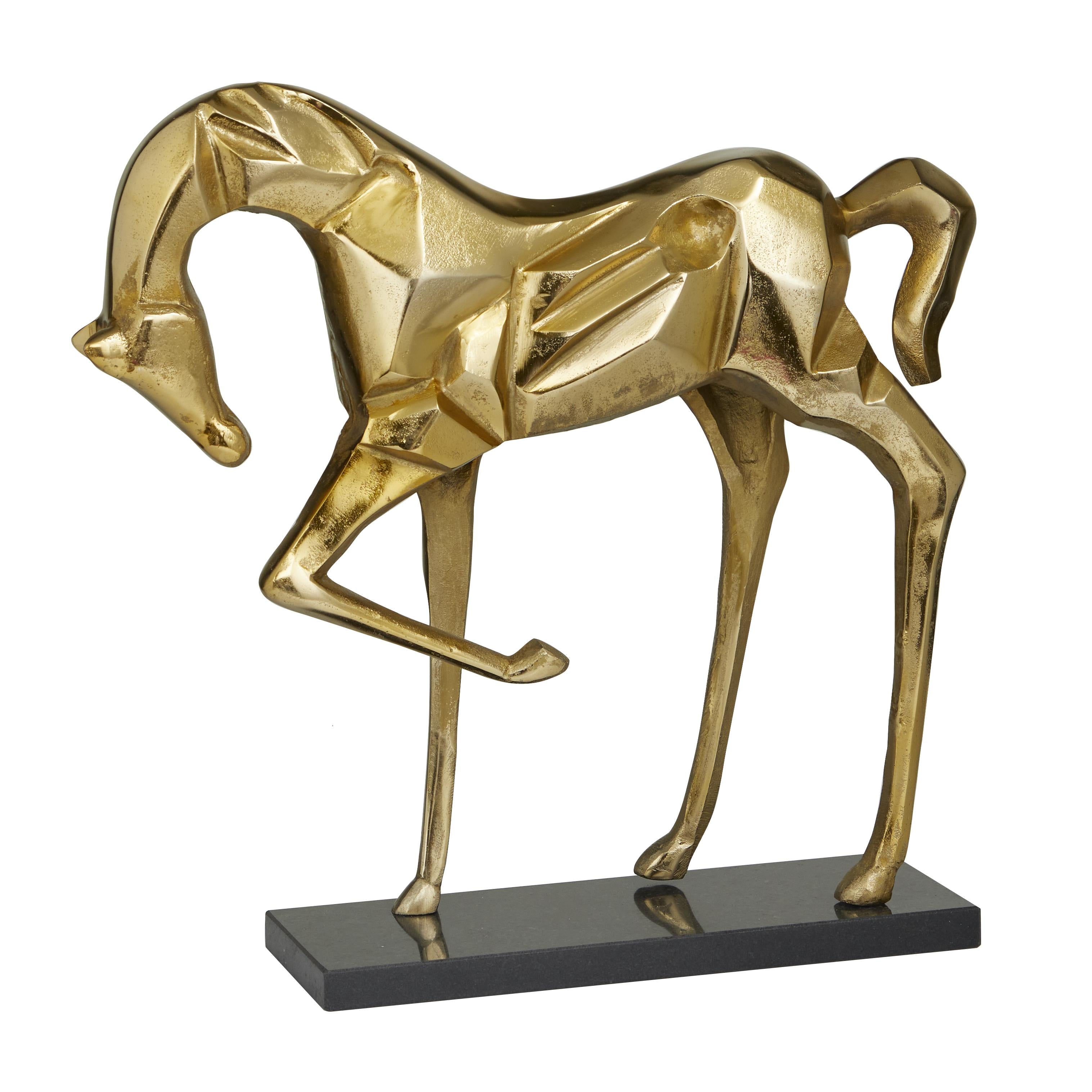 Horse Aluminum Metal Decorative Sculpture