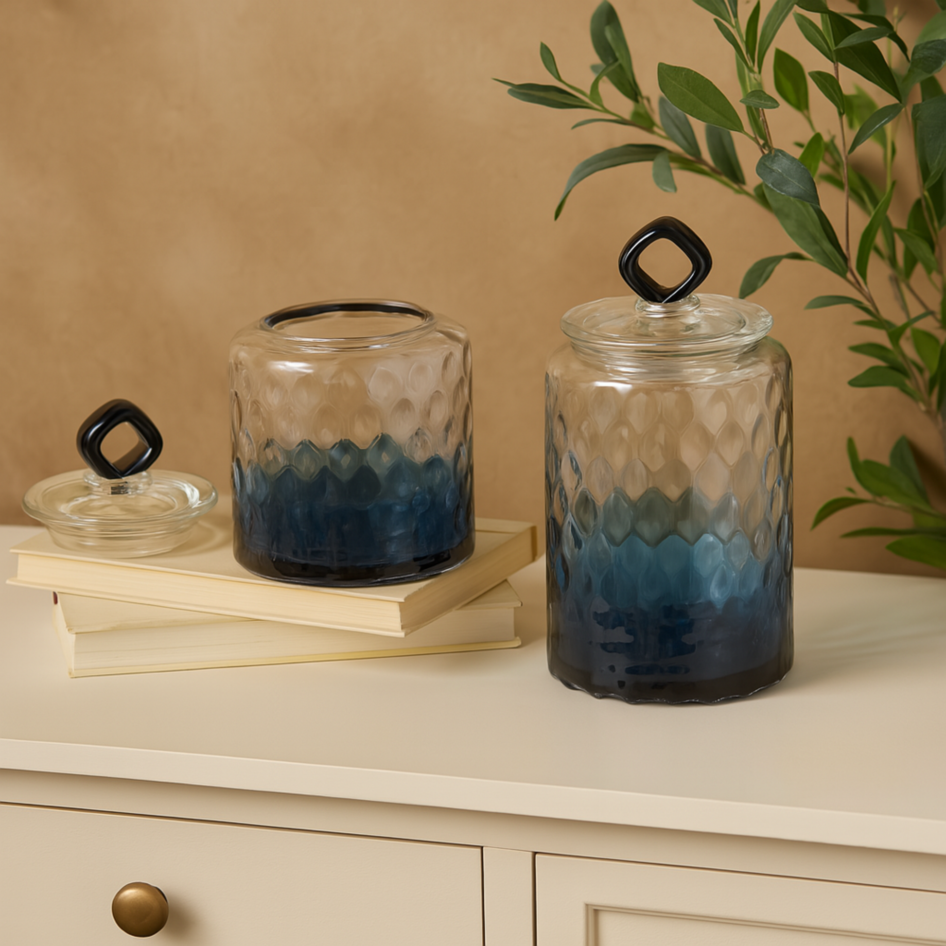 Brown Mango Wood Handmade Single Shelf Home Wall Hook with 5 Hooks