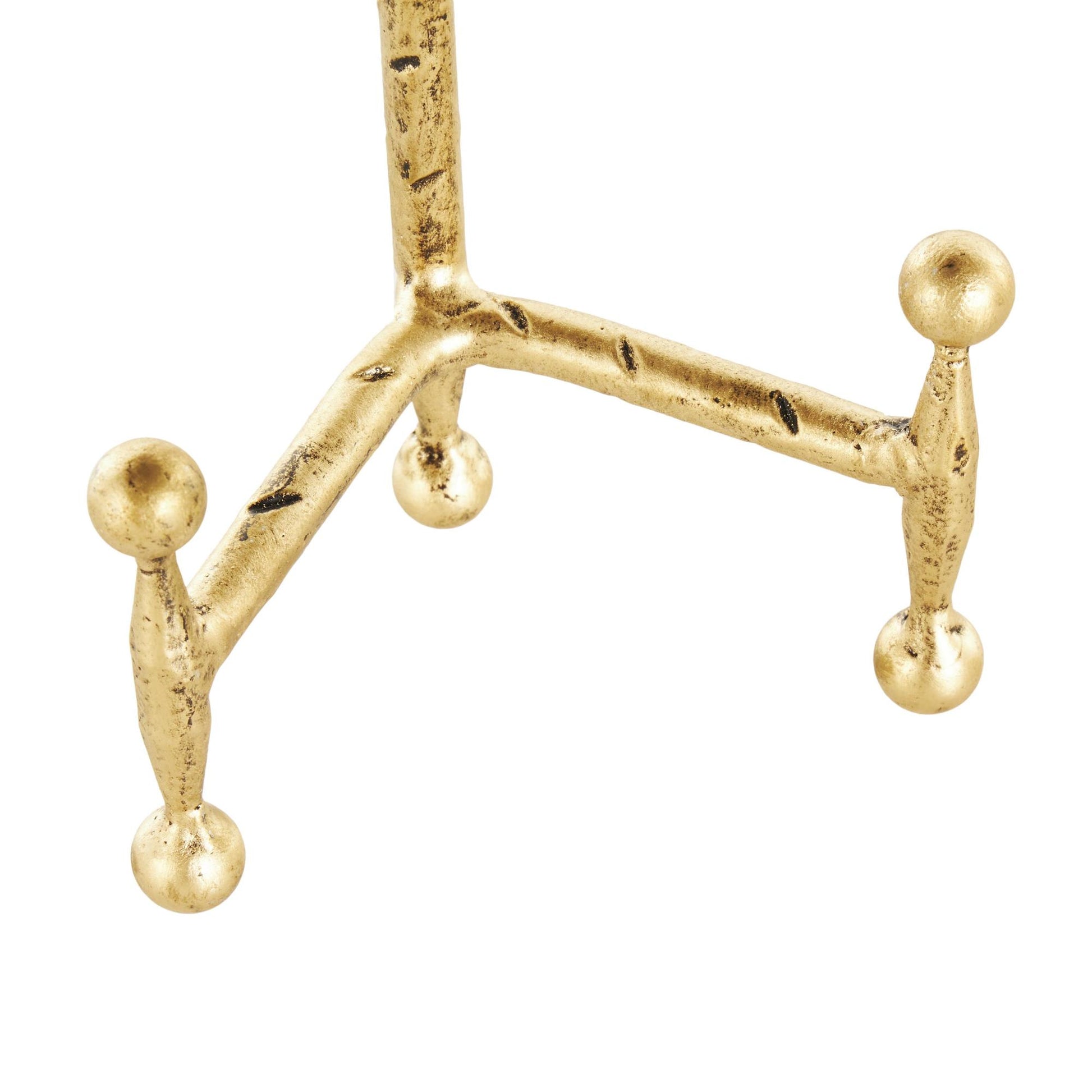 Set of 3 Metal Display Easel with Ball Accents