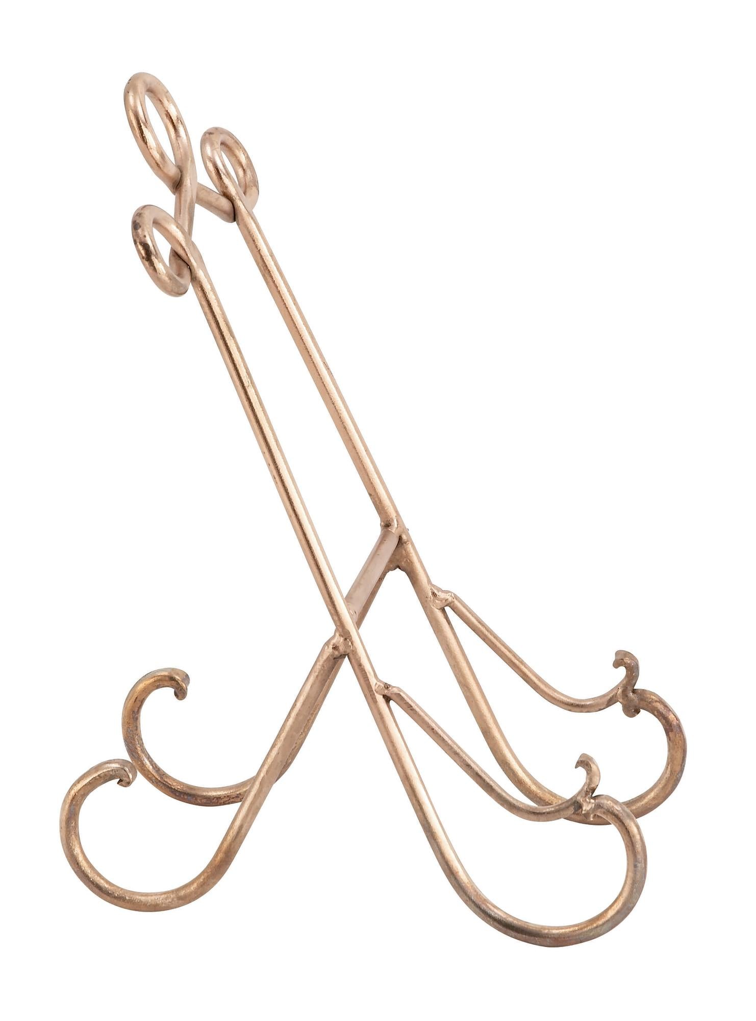 Set of 3 Scroll Multi Colored Metal Display Easel