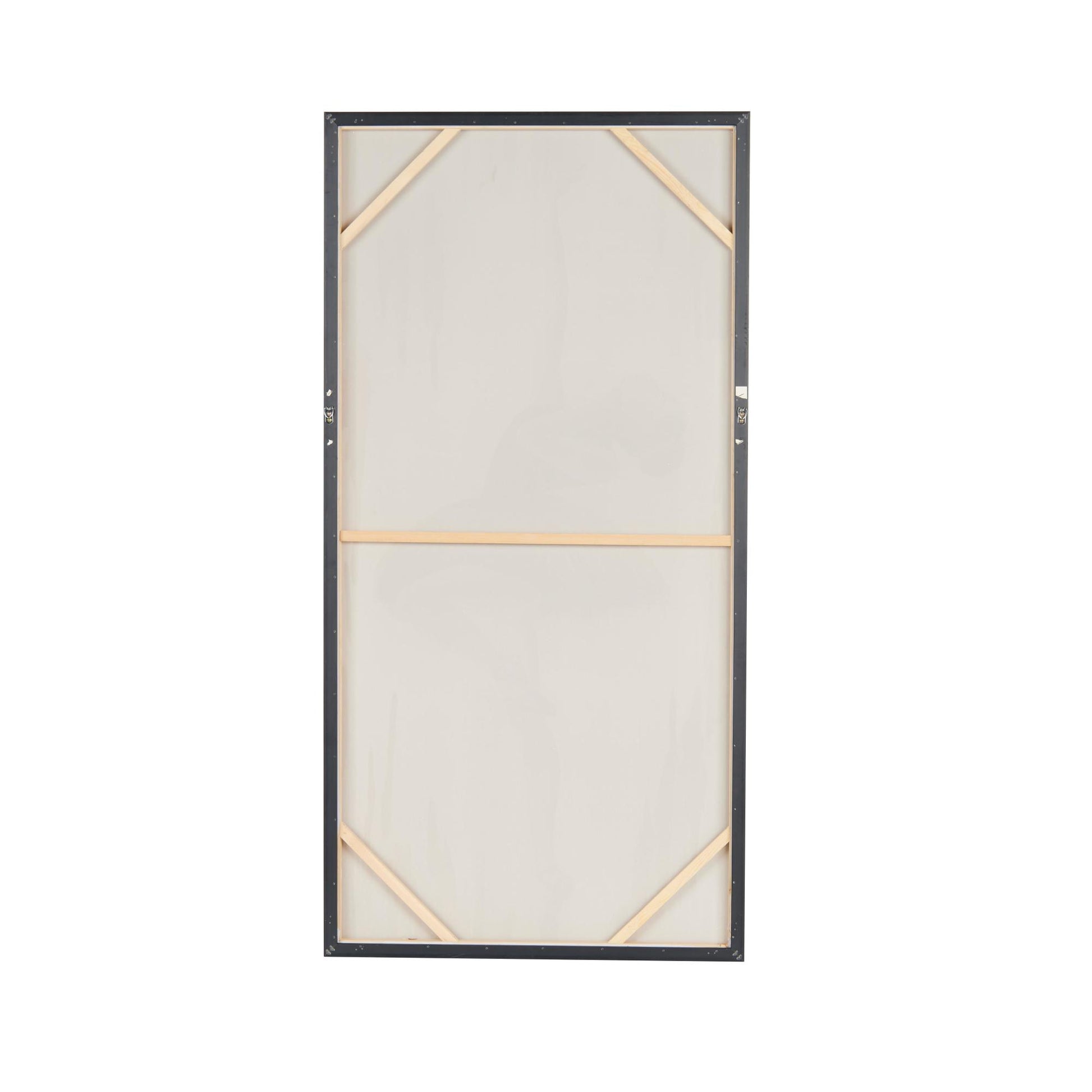 Dancer Gold Canvas Ballet Living Room Framed Wall Art with Black and Gold Foil Accents