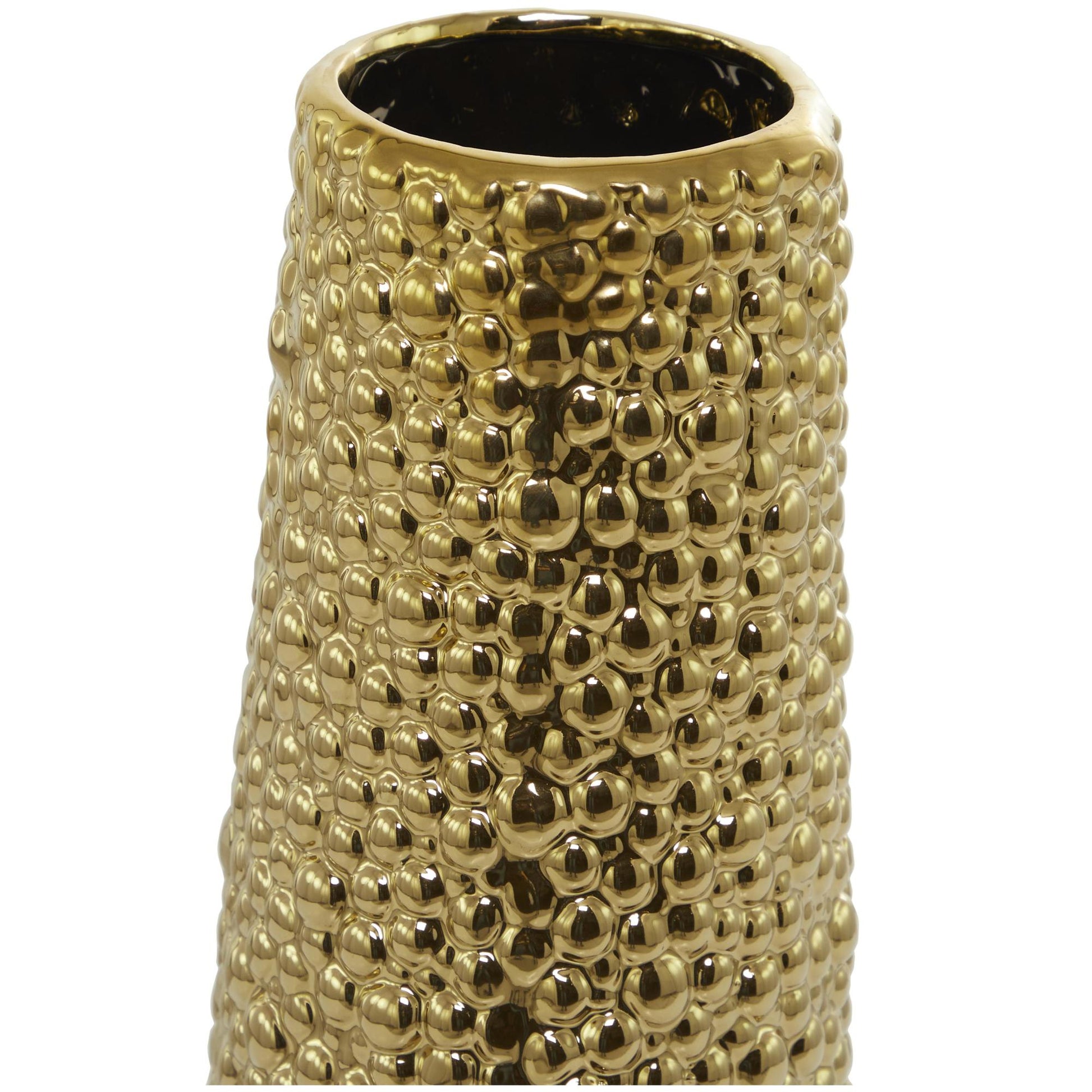 Ceramic Decorative Vase with Bubble Texture
