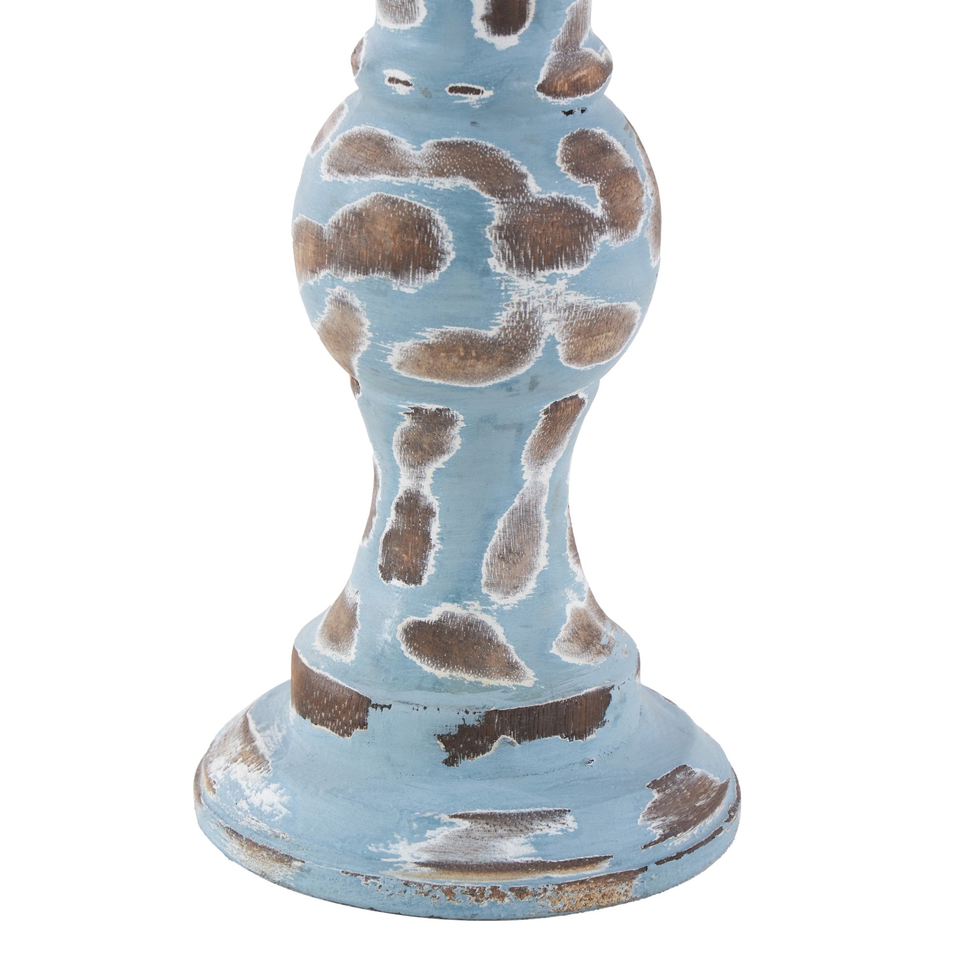 Set of 3 Wood Decorative Candle Holder
