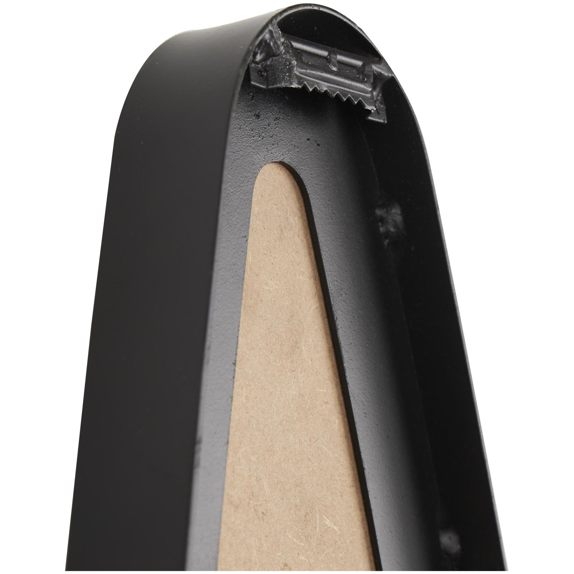 Set of 3 Black Metal Elongated Oval Room Wall Mirror