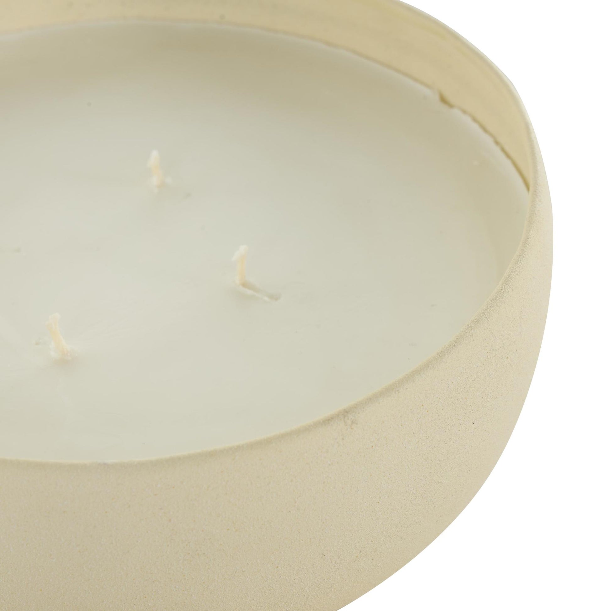 Metal Tangerine Splash Scented Textured 34oz 4 Wick Decorative Candle with White Wax