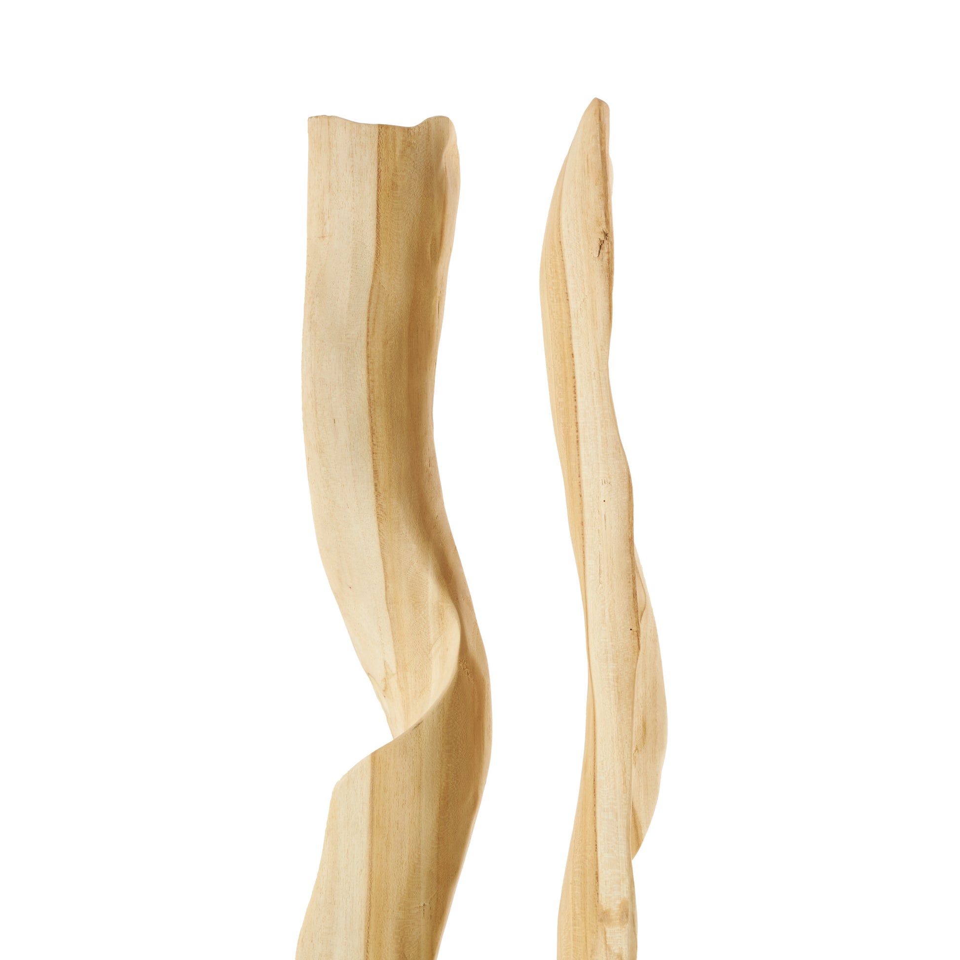 Abstract Brown Teak Wood Handmade Live Edge Floor Decorative Sculpture