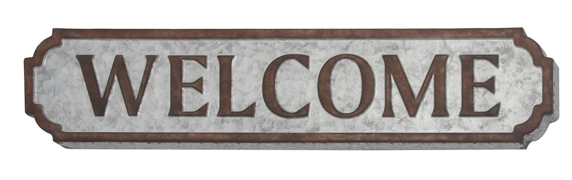 Sign Brown Metal Welcome Home Wall Decor