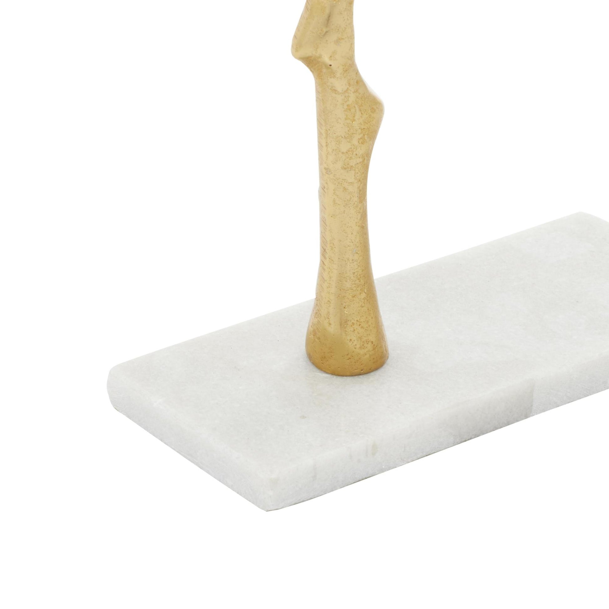 Tree Marble Display Jewelry Stand with Rectangular Base