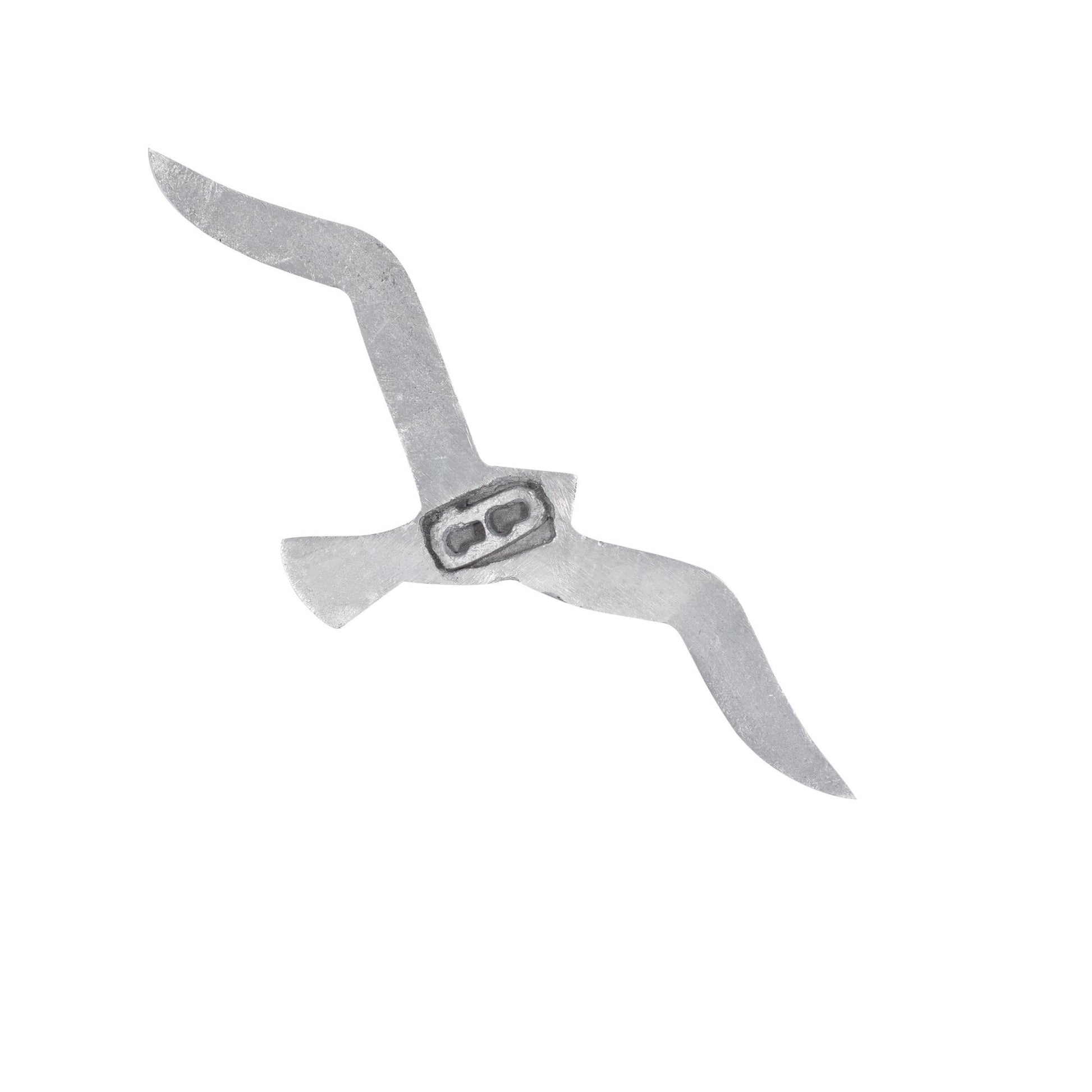 Set of 7 Bird Silver Aluminum Metal Floating Flock of Home Wall Decor